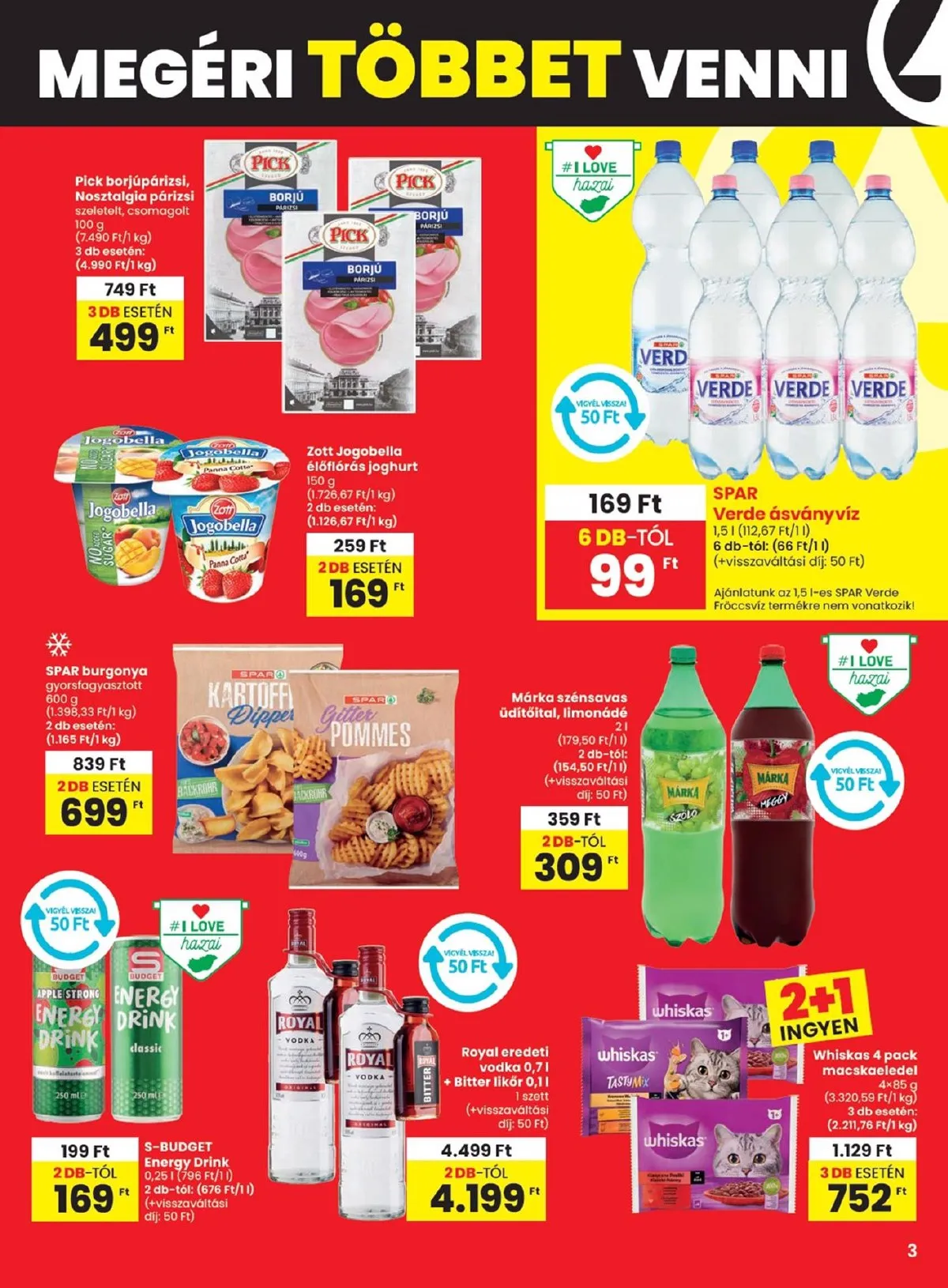 Spar akciós újság 09.19–09.25 – 3. oldal
