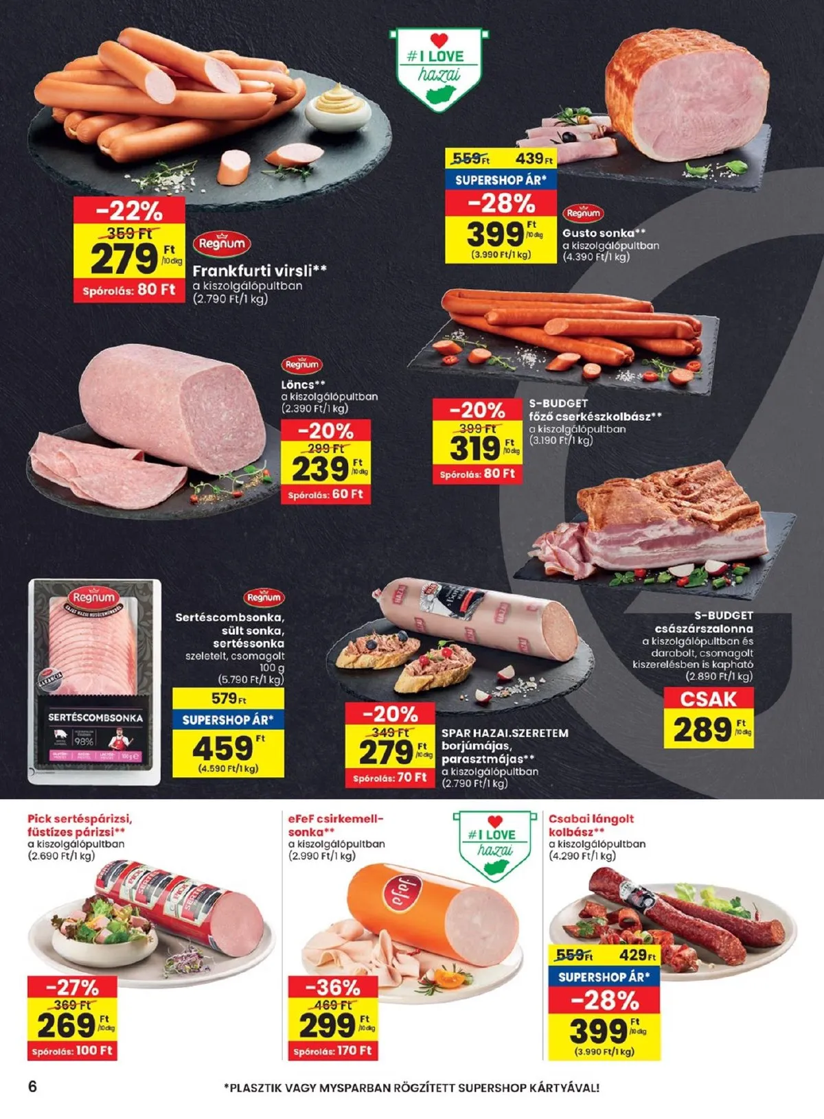 Spar akciós újság 09.19–09.25 – 6. oldal