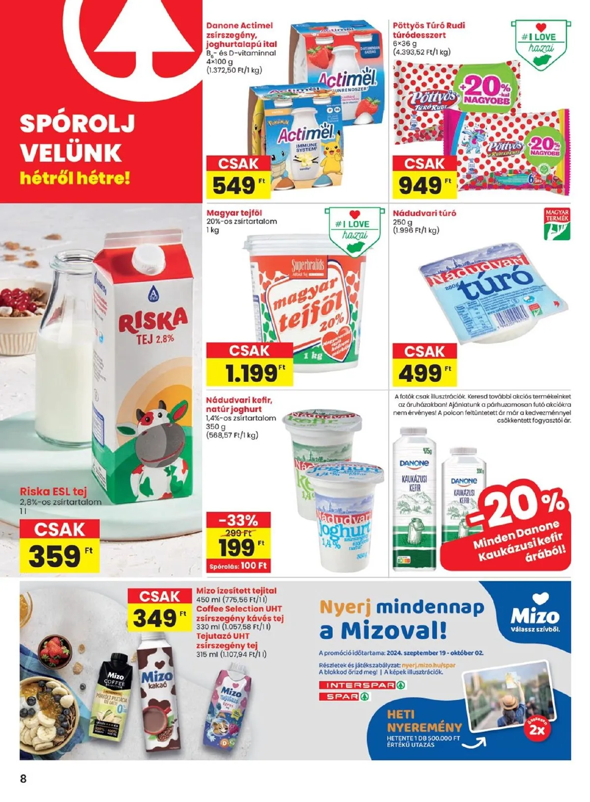 Spar akciós újság 09.19–09.25 – 8. oldal