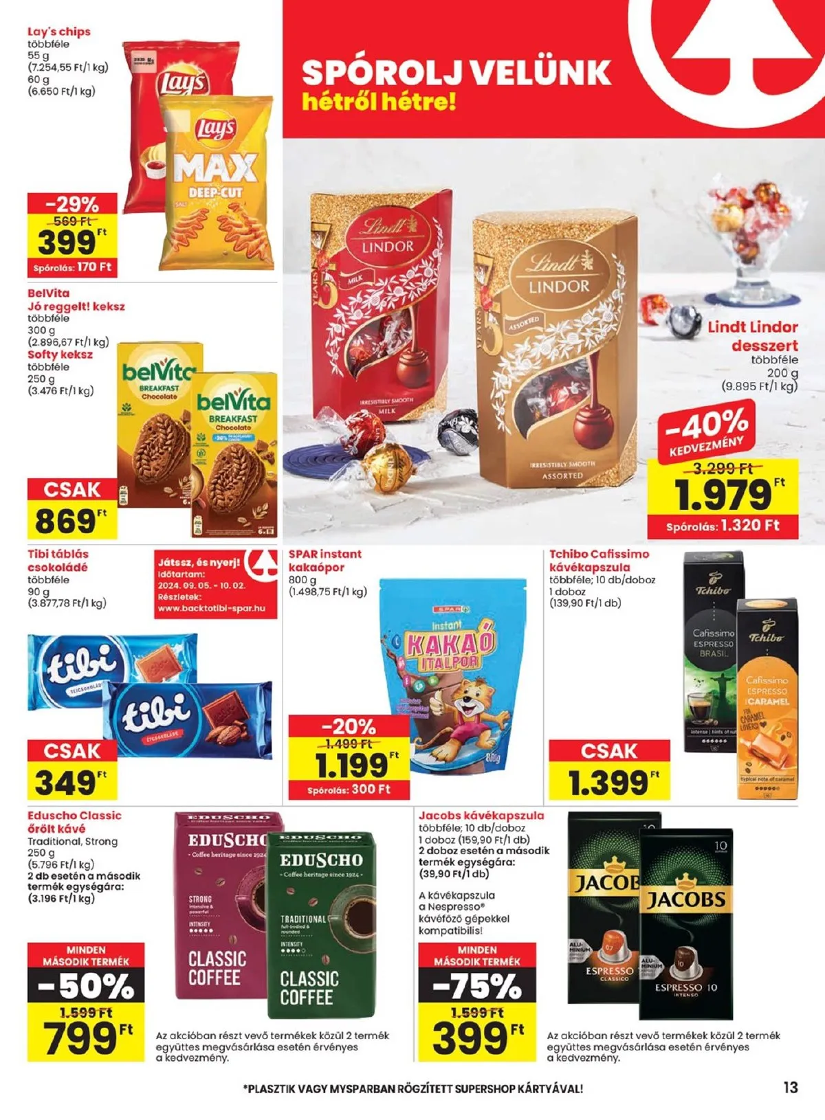 Spar akciós újság 09.26–10.02 – 13. oldal