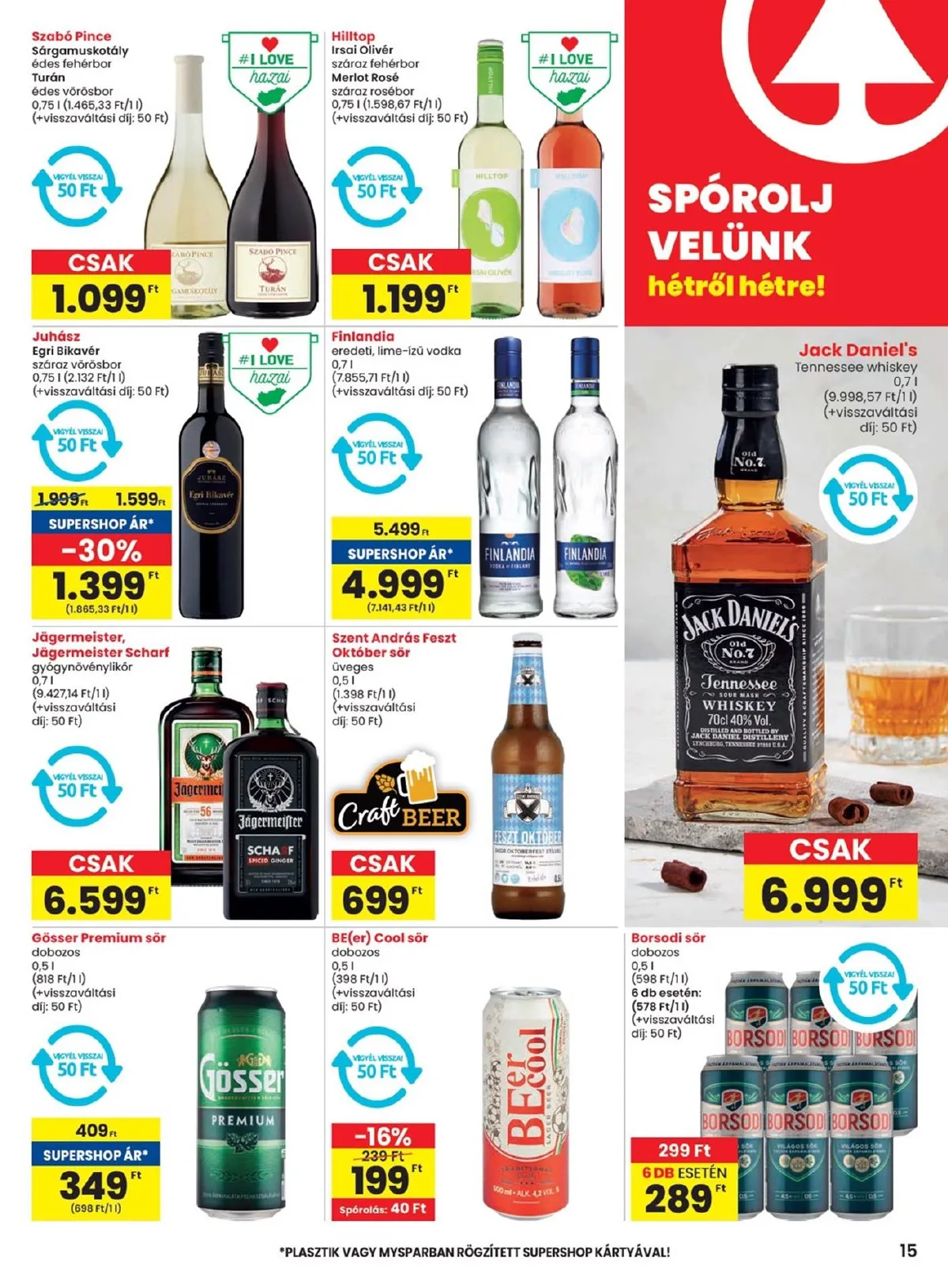 Spar akciós újság 09.26–10.02 – 15. oldal