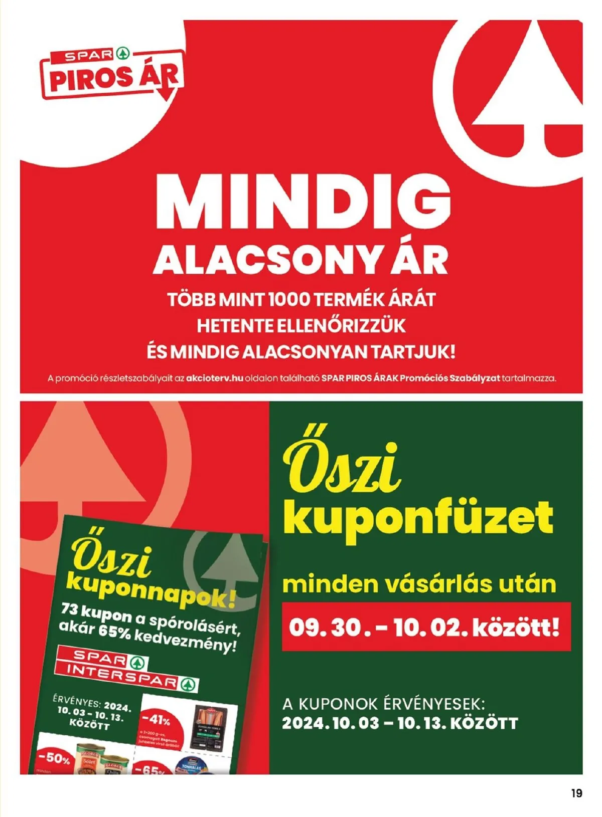 Spar akciós újság 09.26–10.02 – 19. oldal