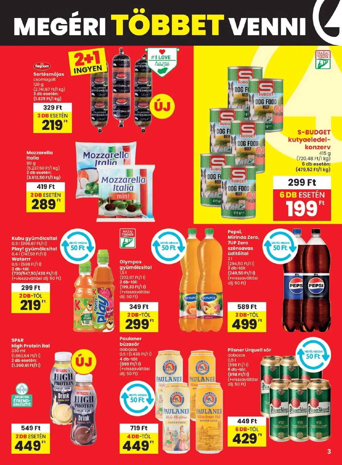 Spar akciós újság 09.26–10.02 – 3. oldal