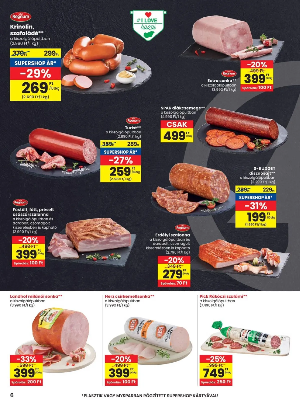 Spar akciós újság 09.26–10.02 – 6. oldal