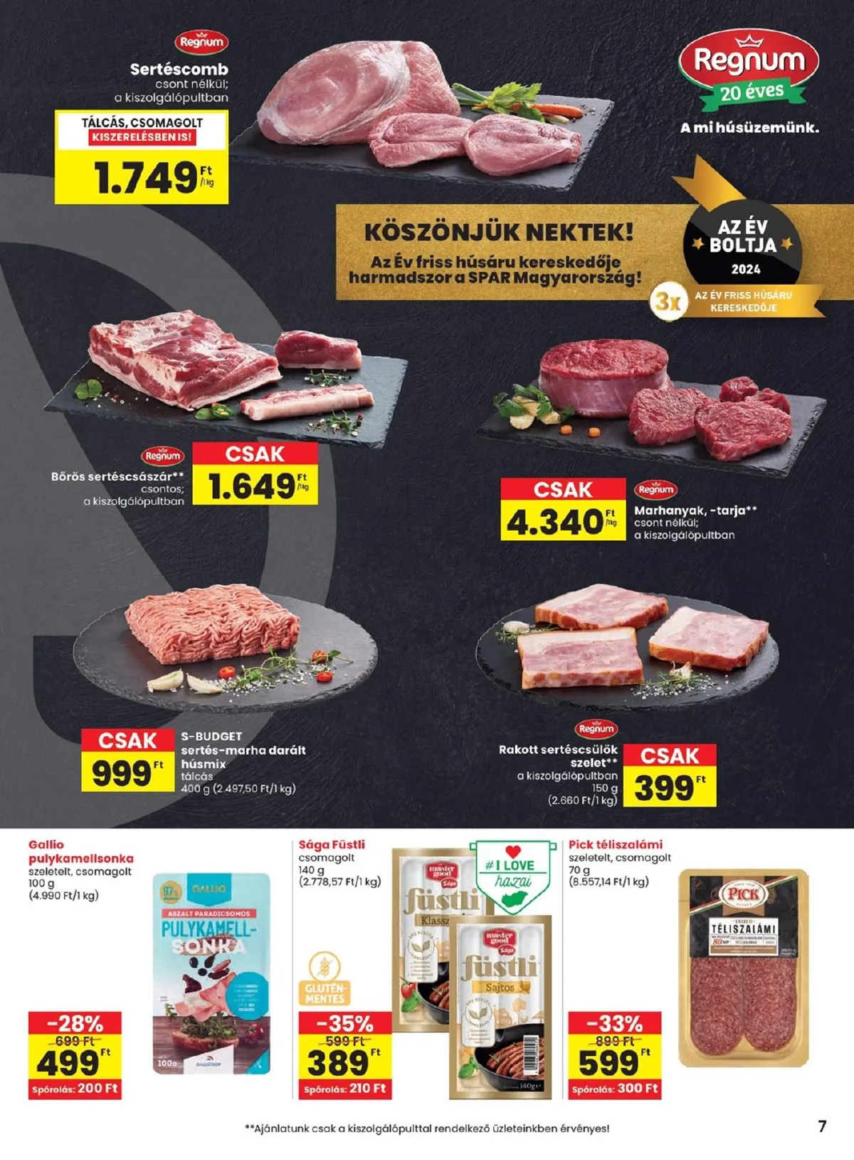 Spar akciós újság 09.26–10.02 – 7. oldal
