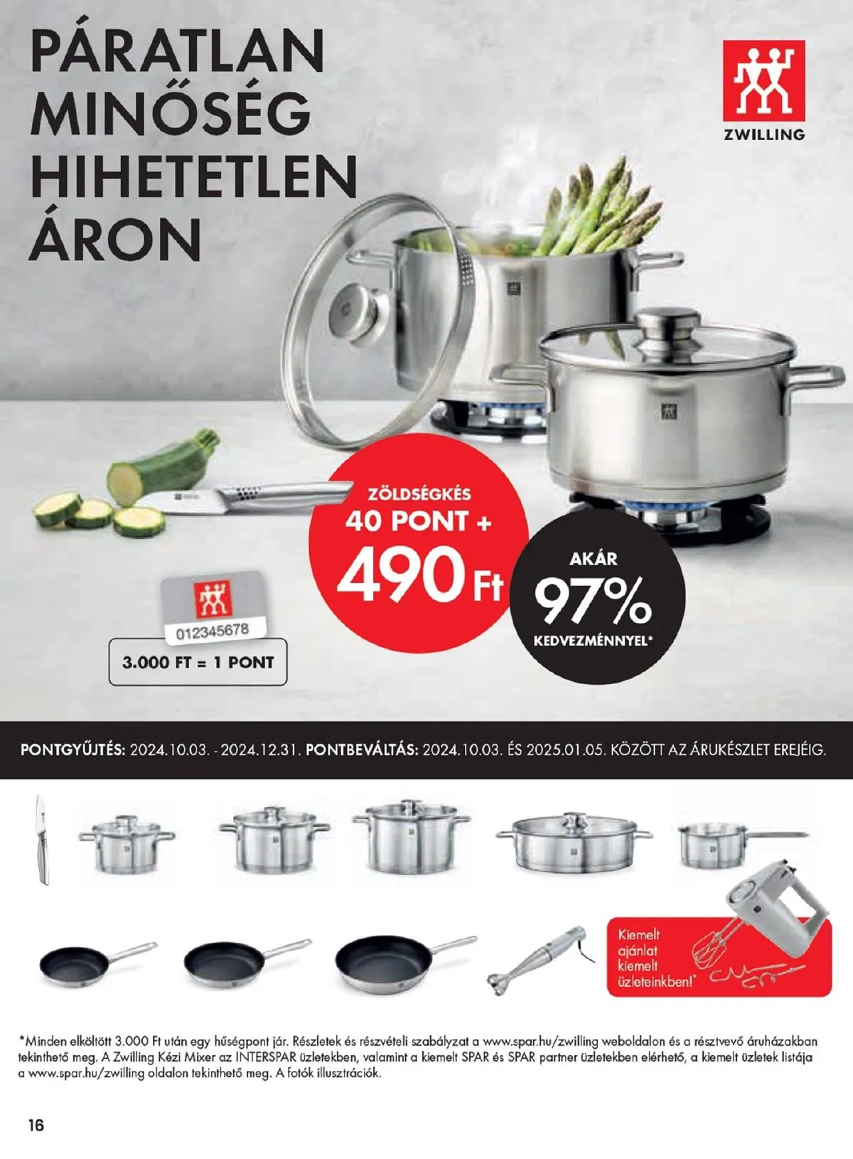 Spar akciós újság 10.03–10.09 – 16. oldal