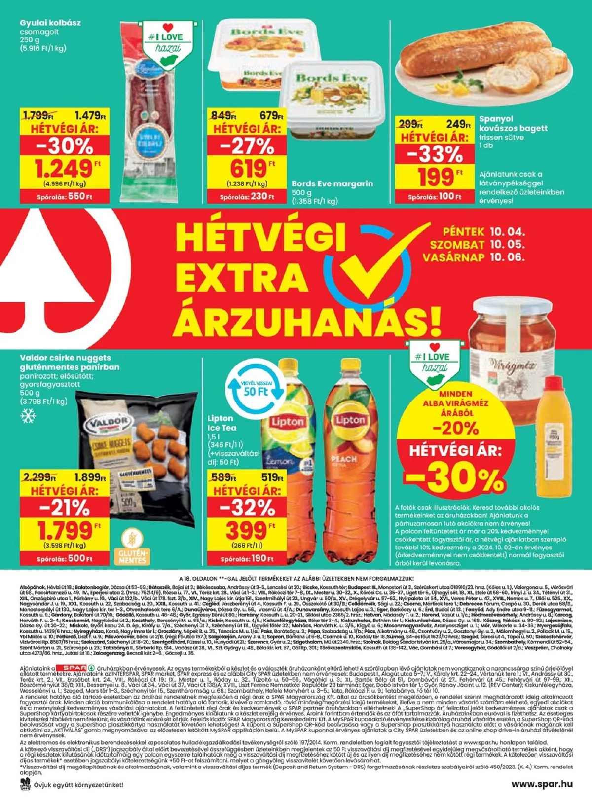 Spar akciós újság 10.03–10.09 – 20. oldal