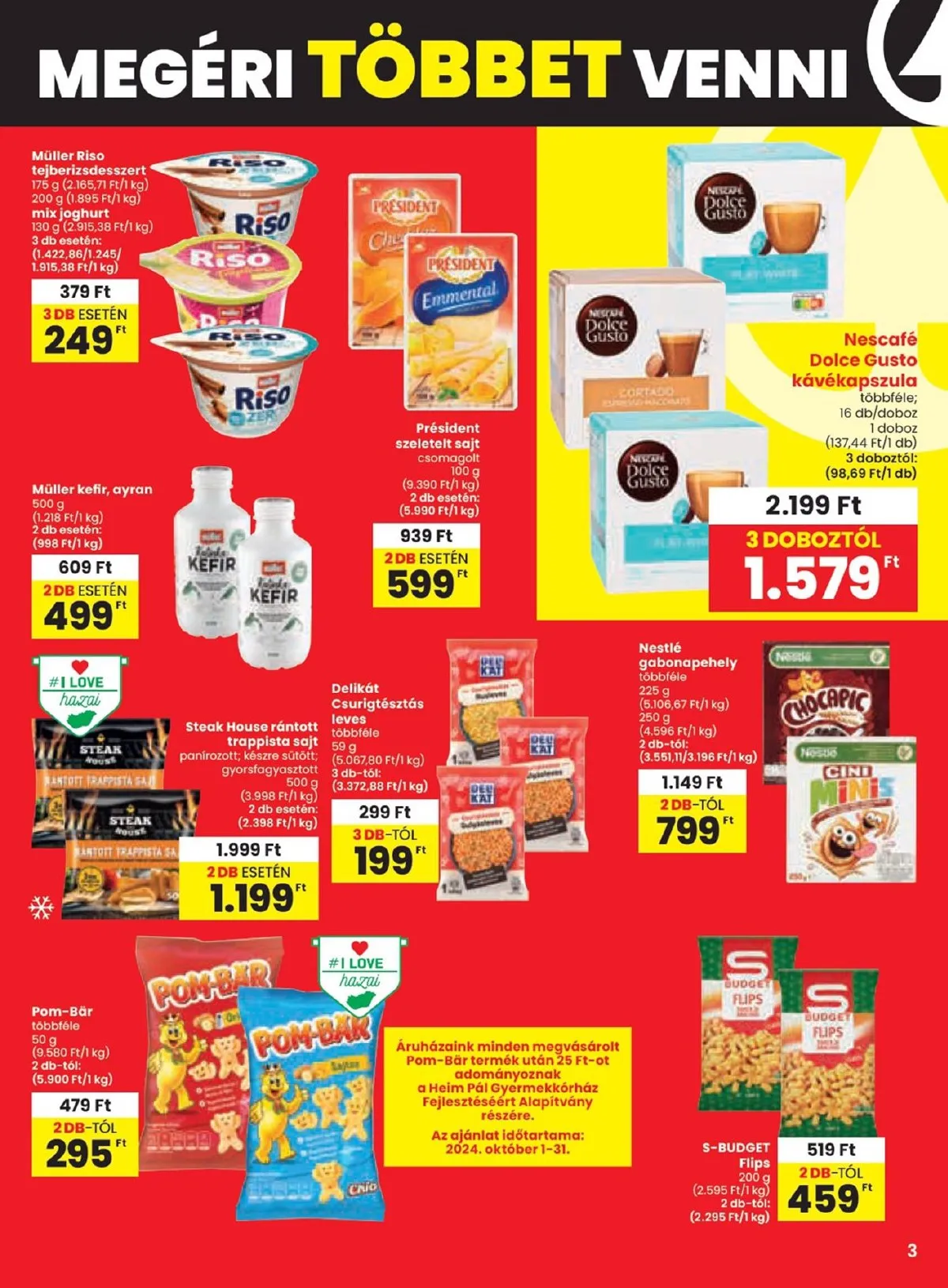 Spar akciós újság 10.03–10.09 – 3. oldal
