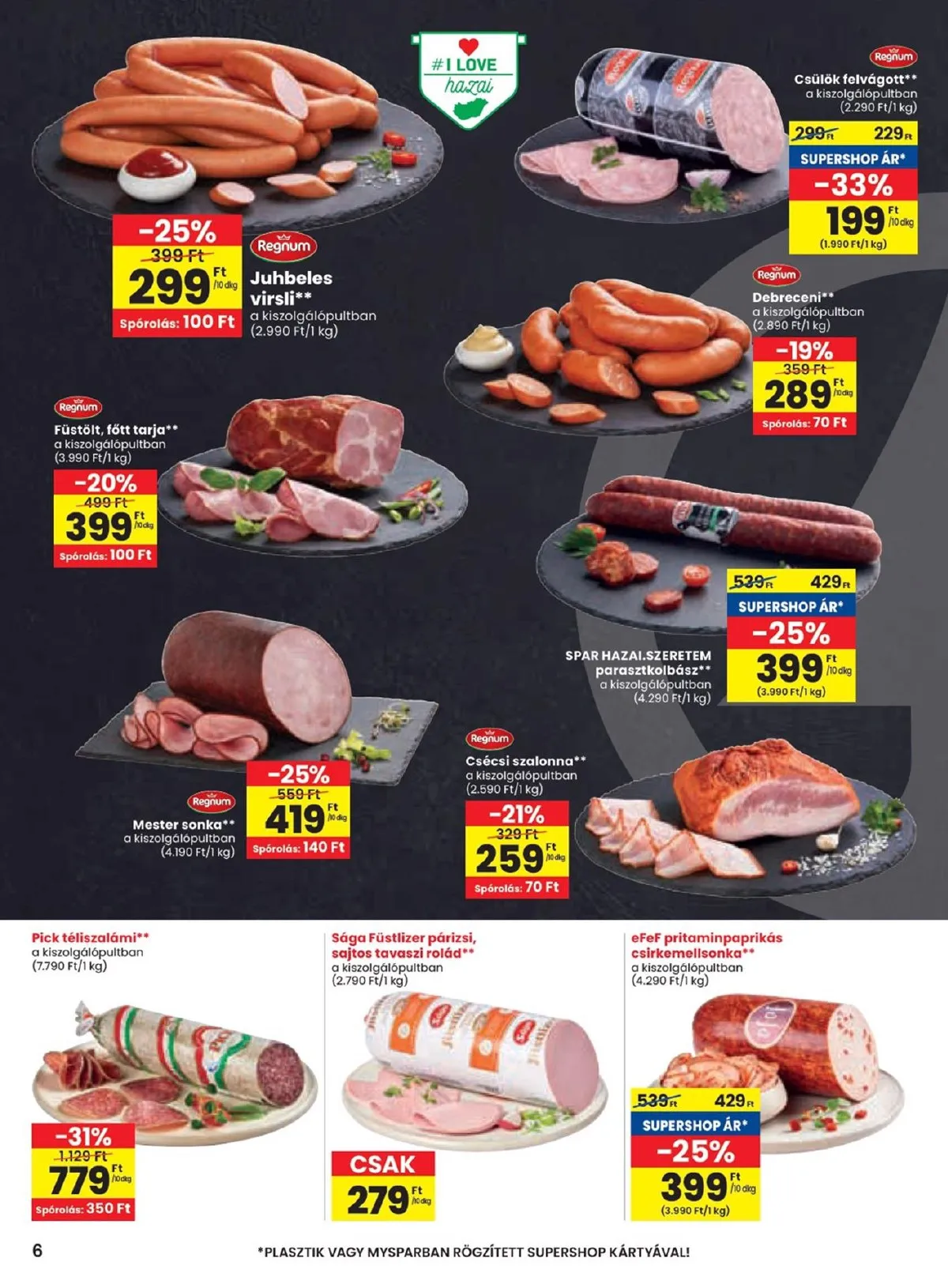 Spar akciós újság 10.03–10.09 – 6. oldal