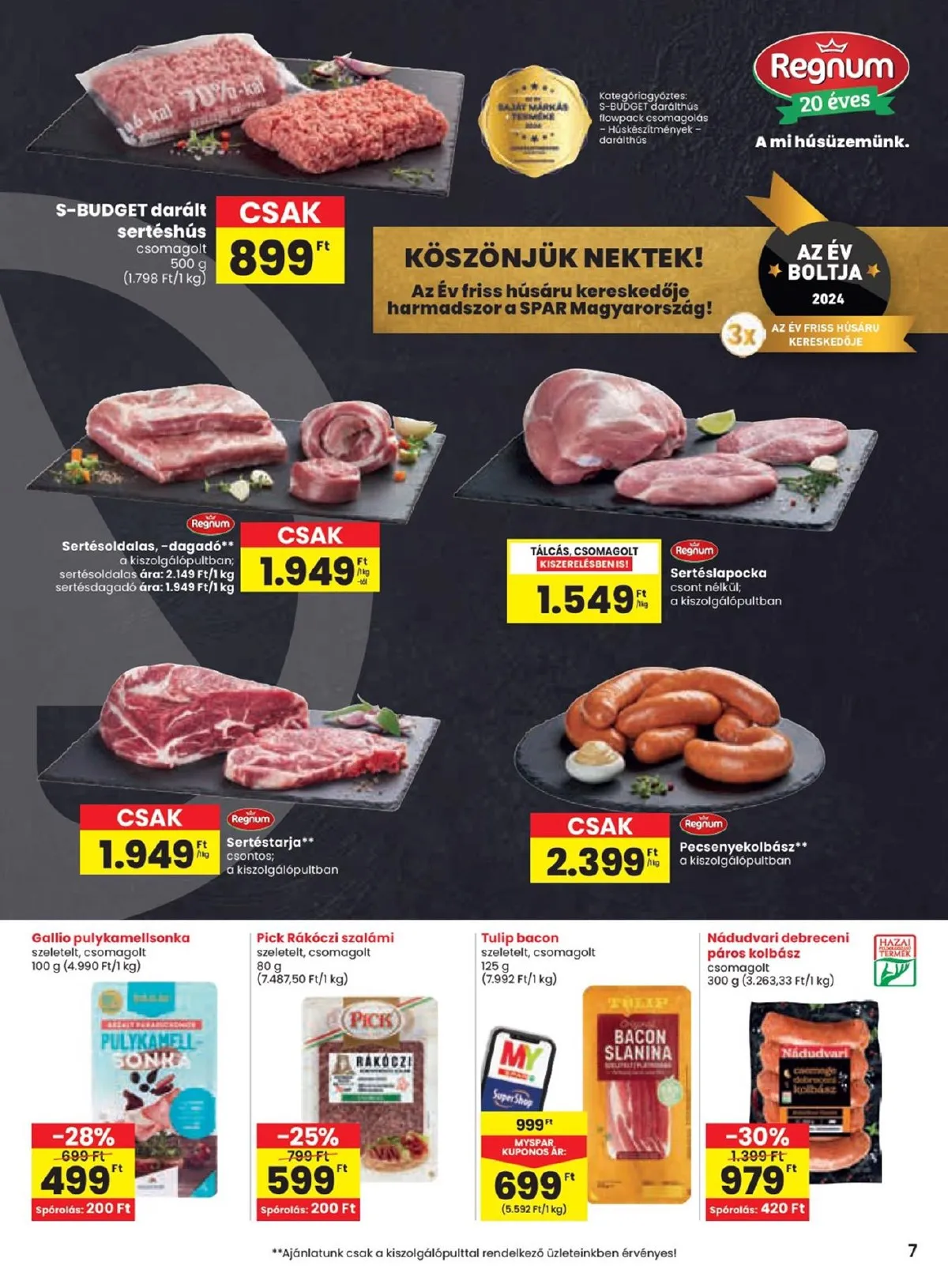 Spar akciós újság 10.03–10.09 – 7. oldal