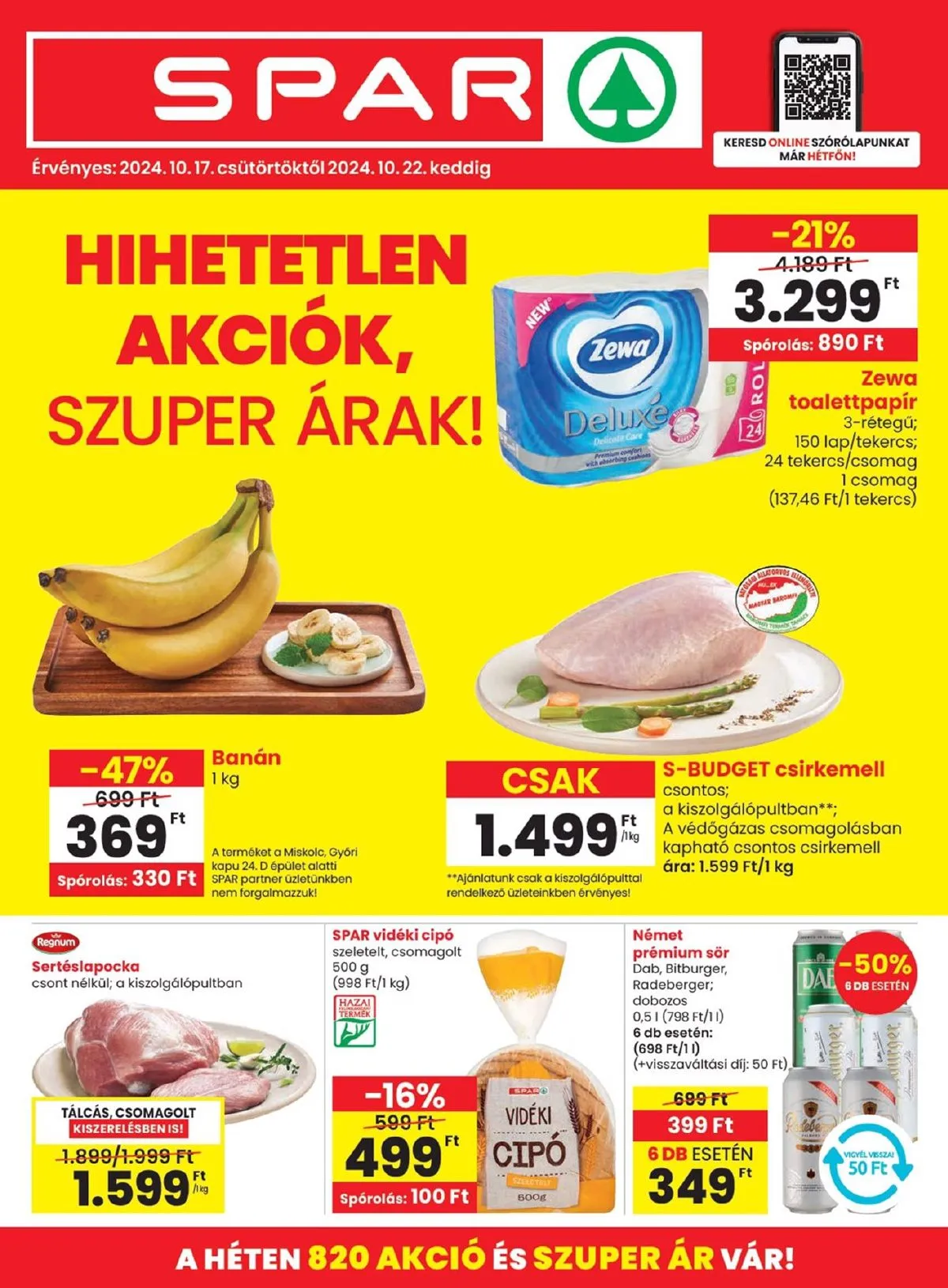 Spar akciós újság 10.17–10.23