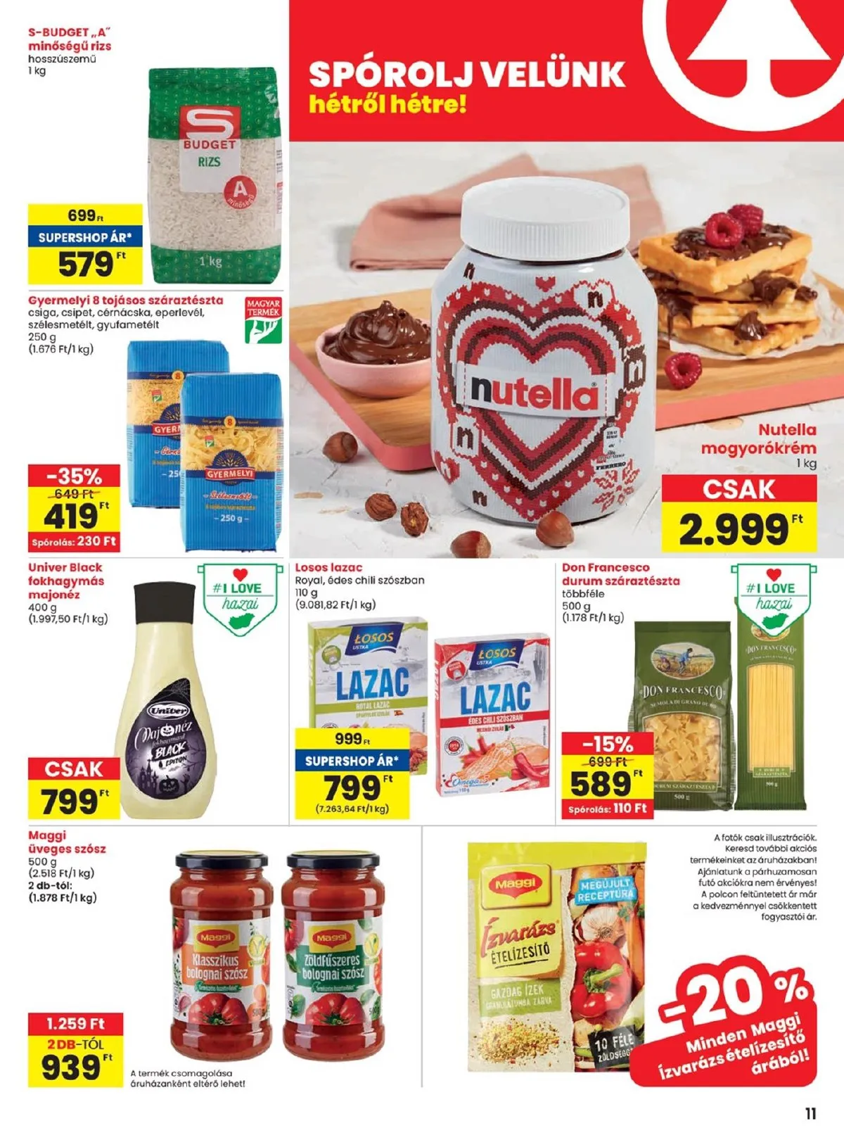 Spar akciós újság 10.17–10.23 – 11. oldal