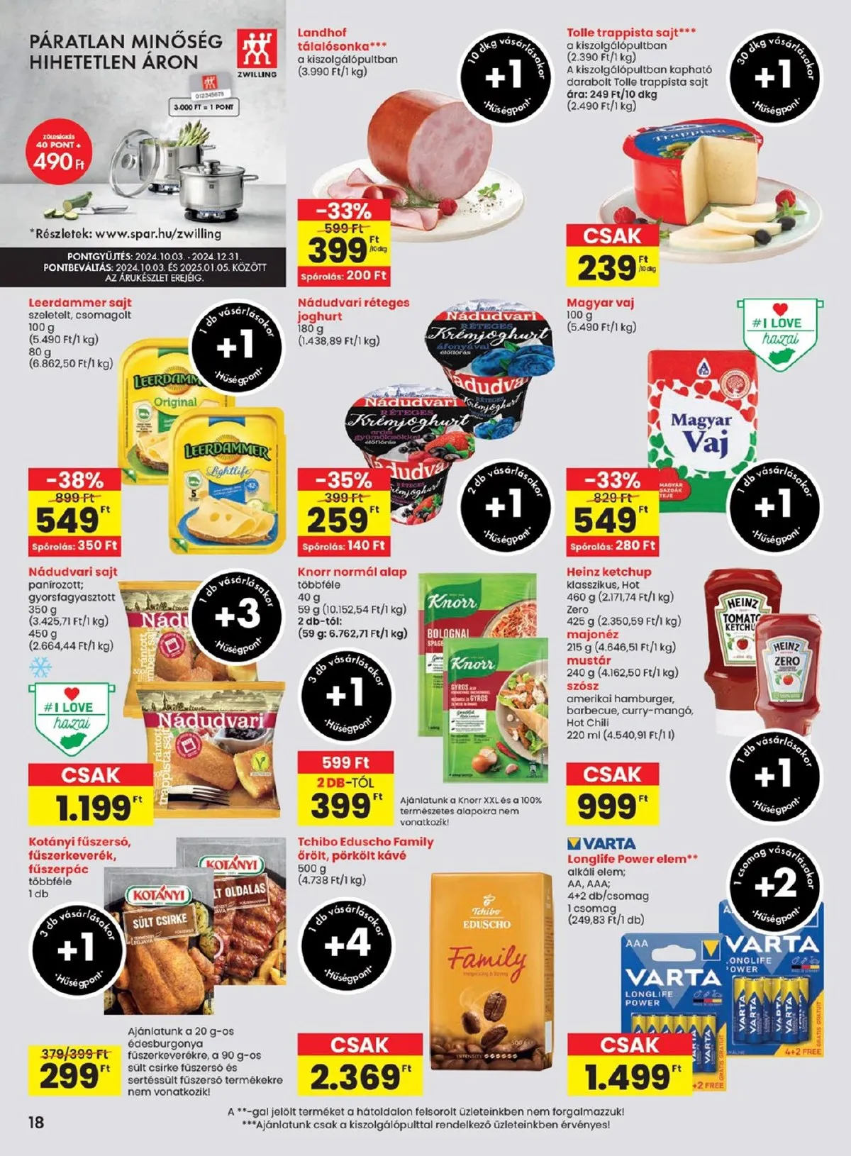 Spar akciós újság 10.17–10.23 – 18. oldal