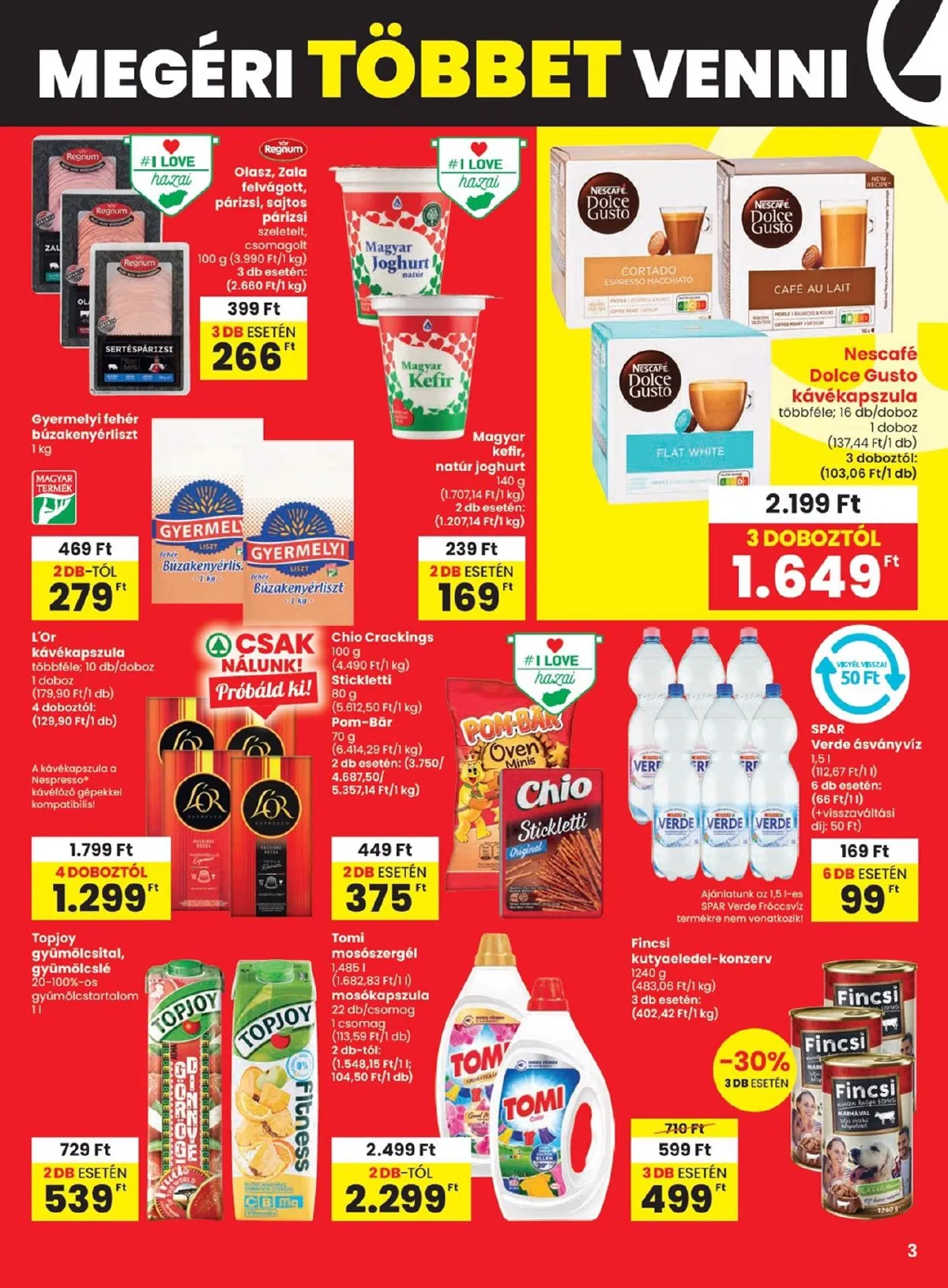 Spar akciós újság 10.17–10.23 – 3. oldal