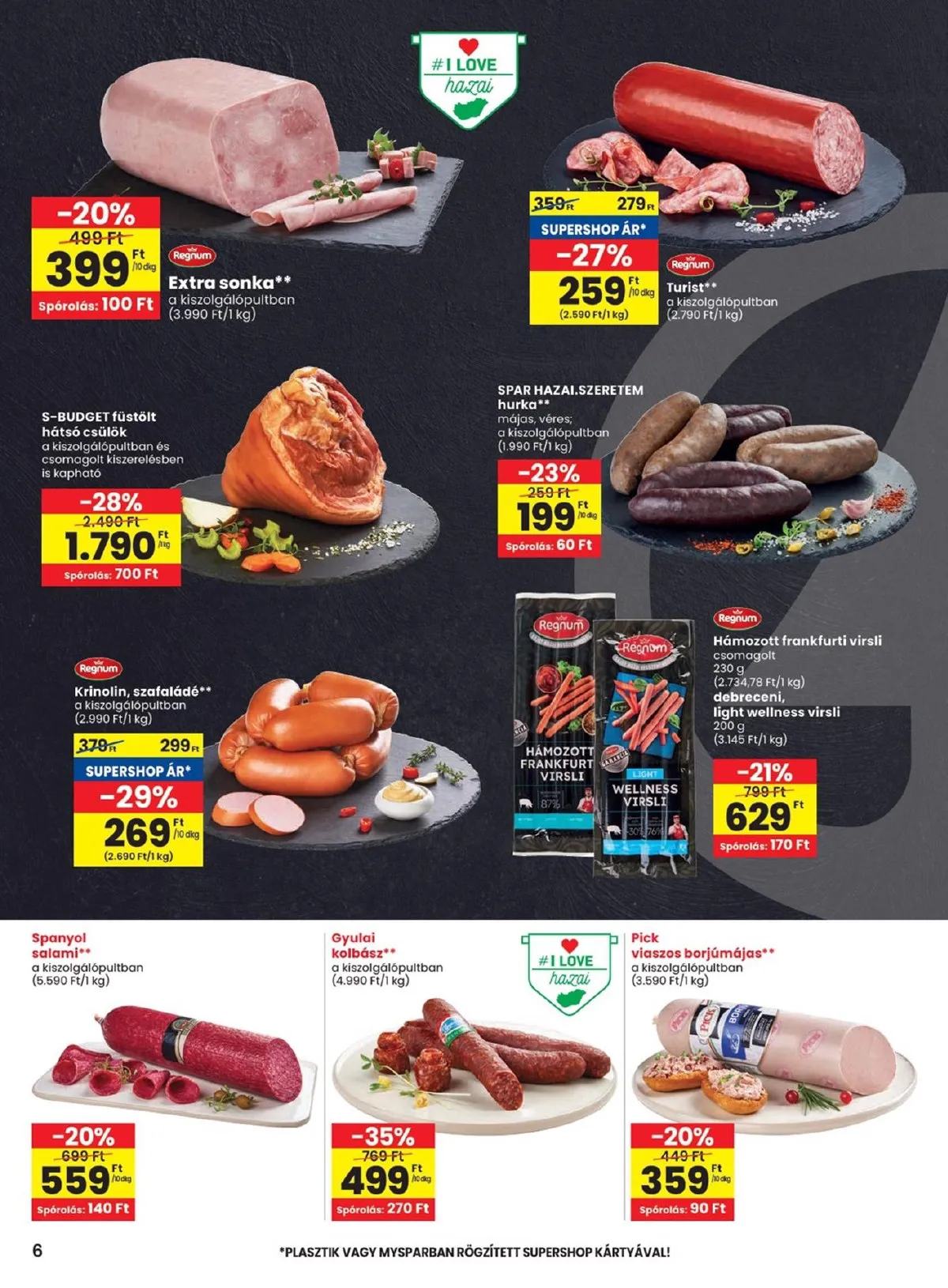 Spar akciós újság 10.17–10.23 – 6. oldal