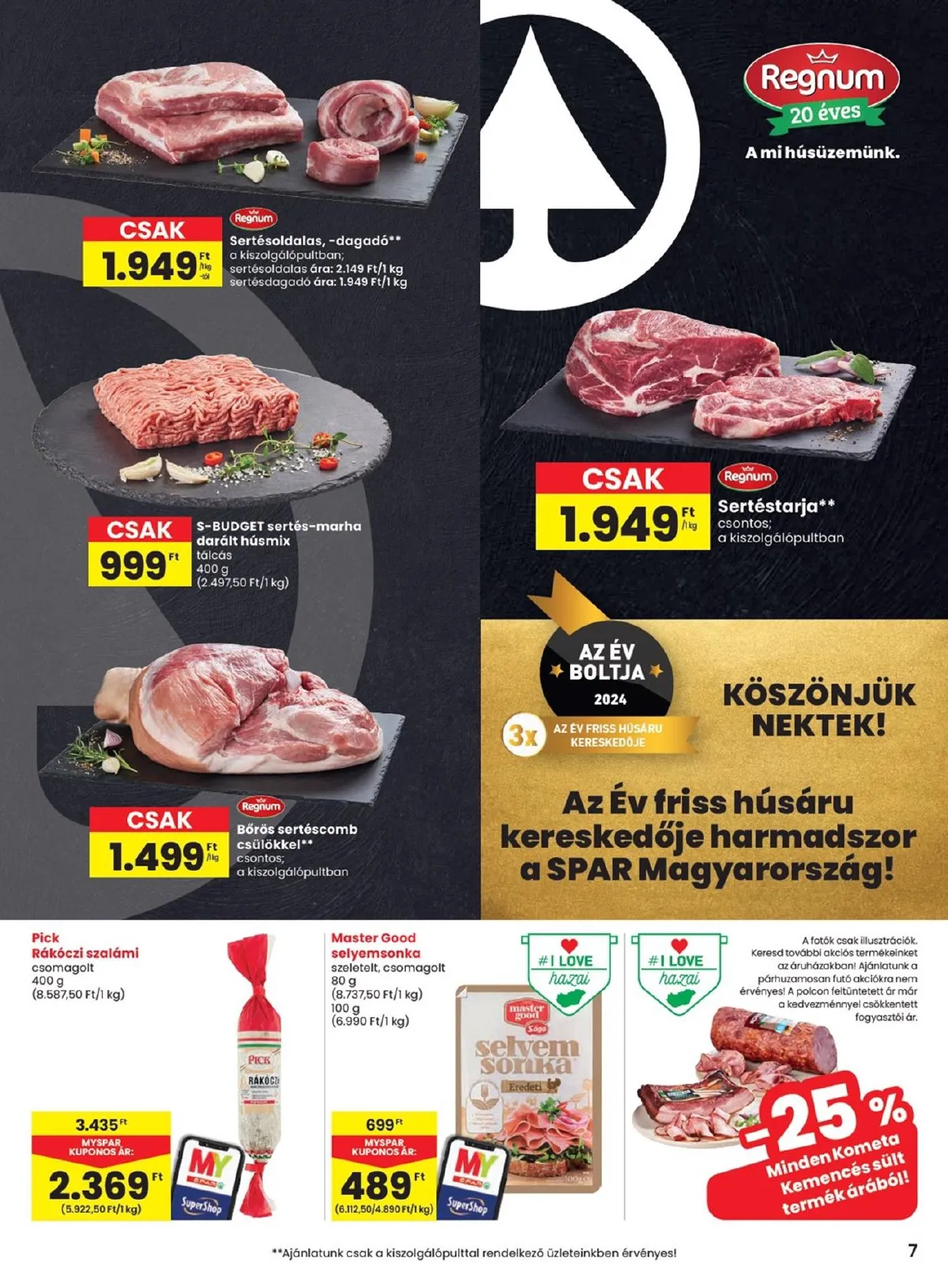 Spar akciós újság 10.17–10.23 – 7. oldal