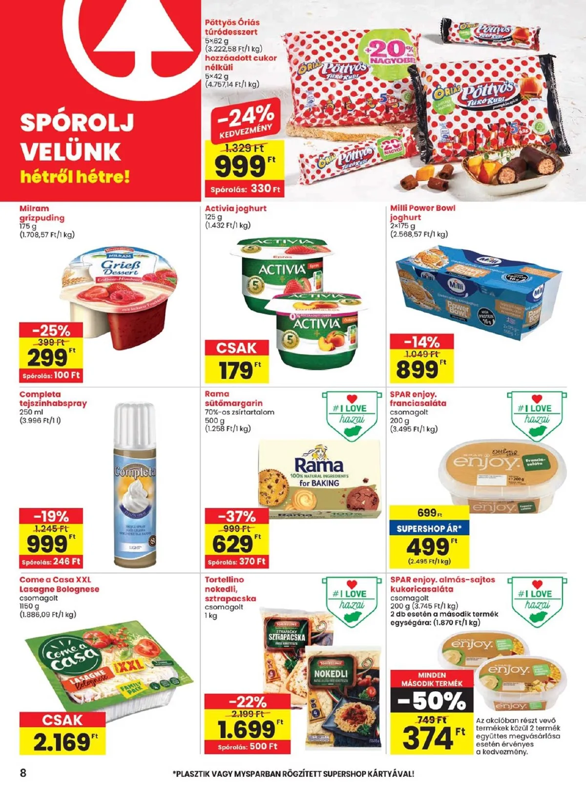 Spar akciós újság 10.17–10.23 – 8. oldal