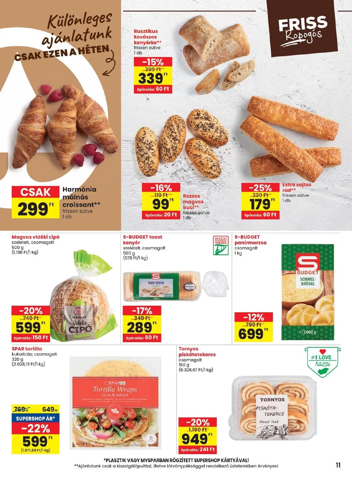 Spar akciós újság 10.24–10.30 – 11. oldal