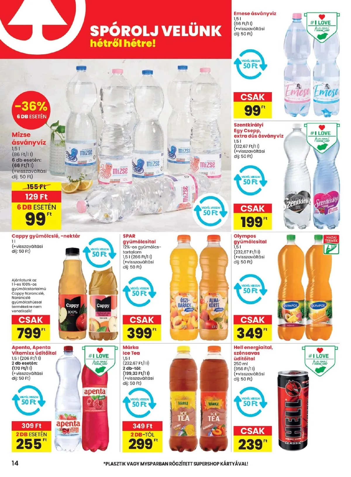 Spar akciós újság 10.24–10.30 – 14. oldal