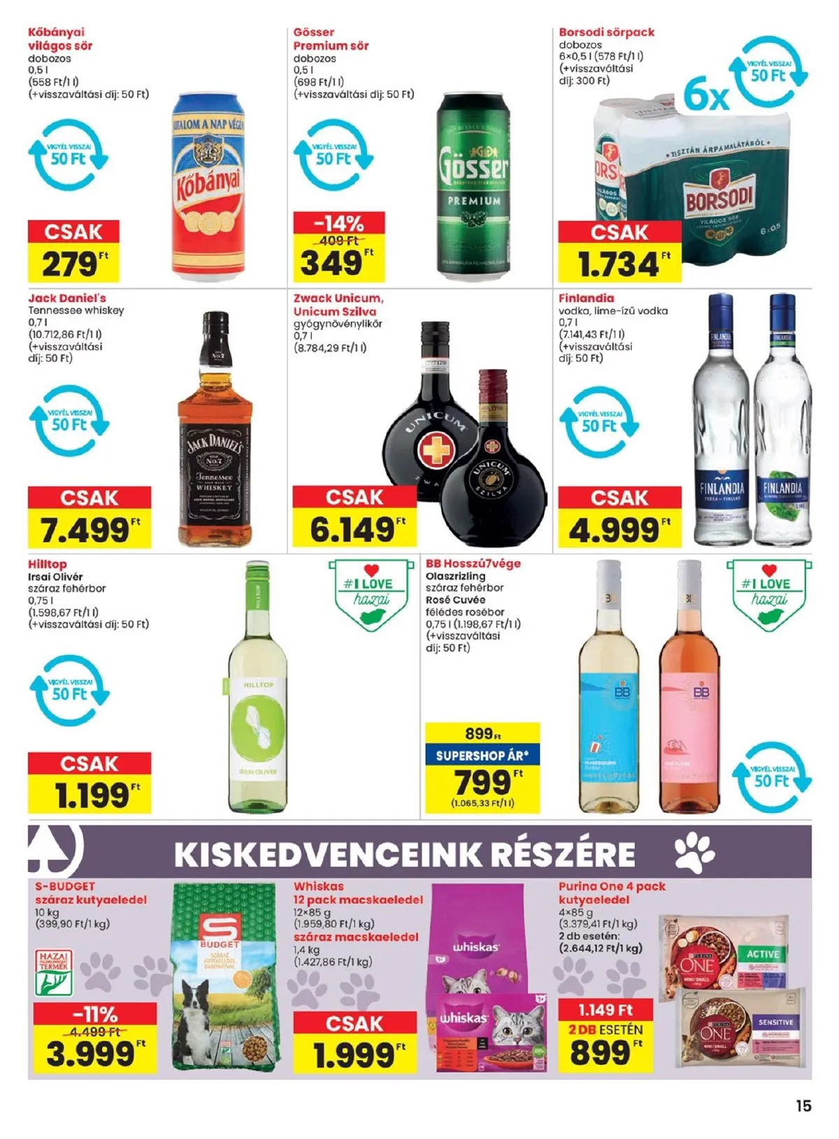 Spar akciós újság 10.24–10.30 – 15. oldal