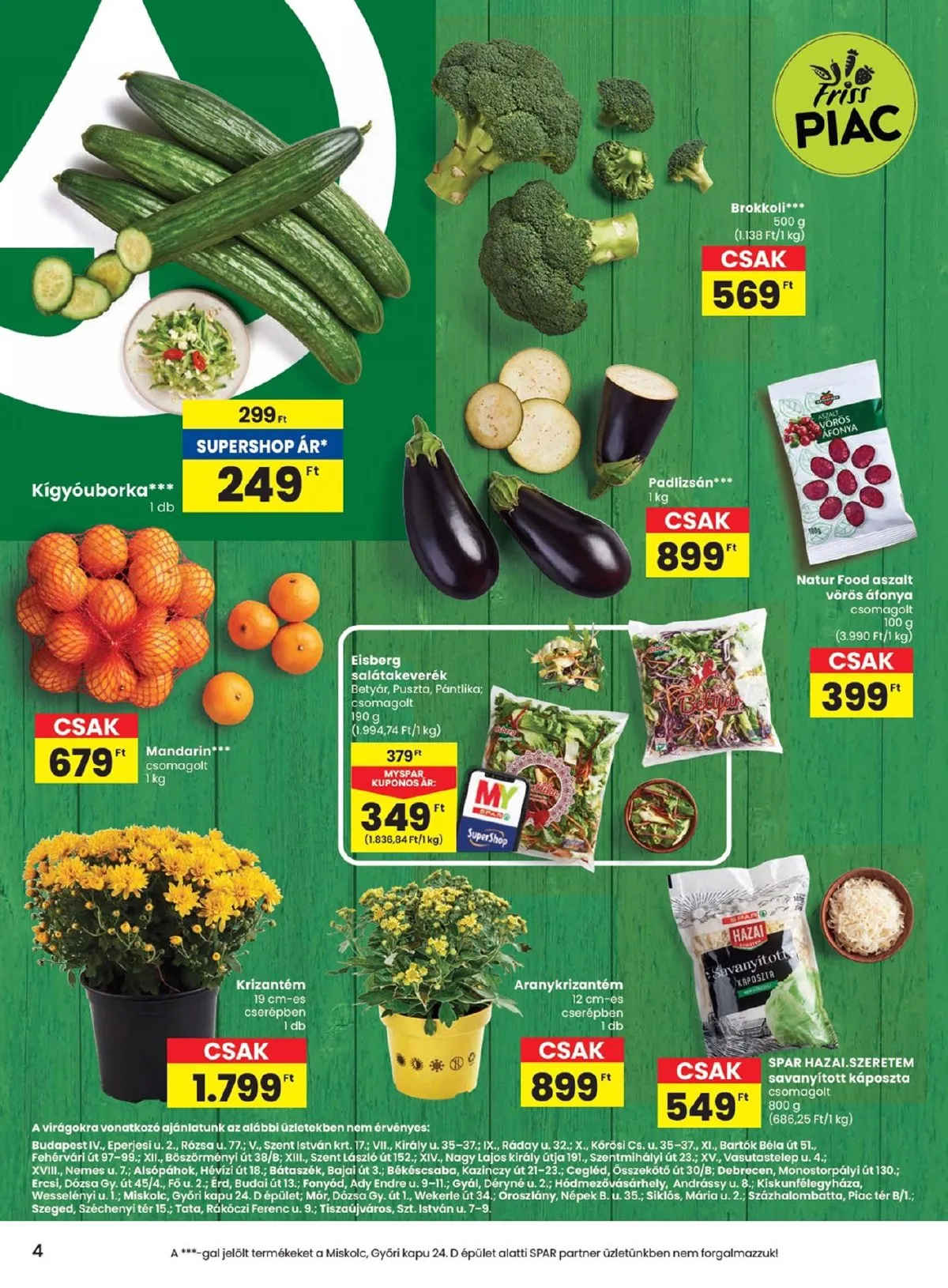 Spar akciós újság 10.24–10.30 – 4. oldal
