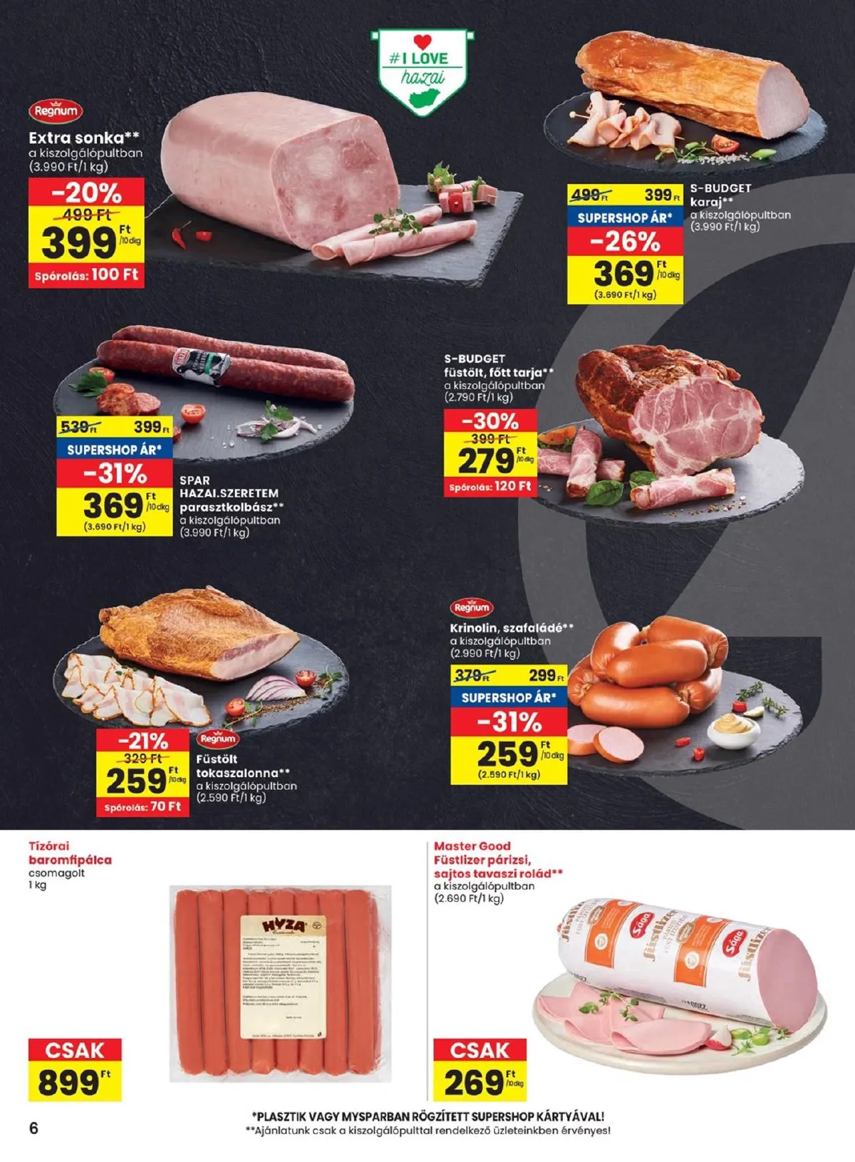 Spar akciós újság 10.24–10.30 – 6. oldal