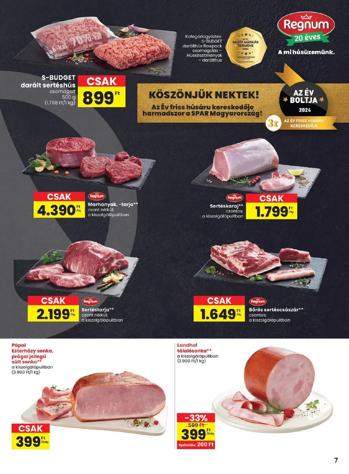 Spar akciós újság 10.24–10.30 – 7. oldal