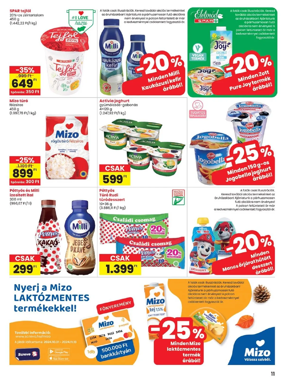 Spar akciós újság 10.31–11.06 – 11. oldal