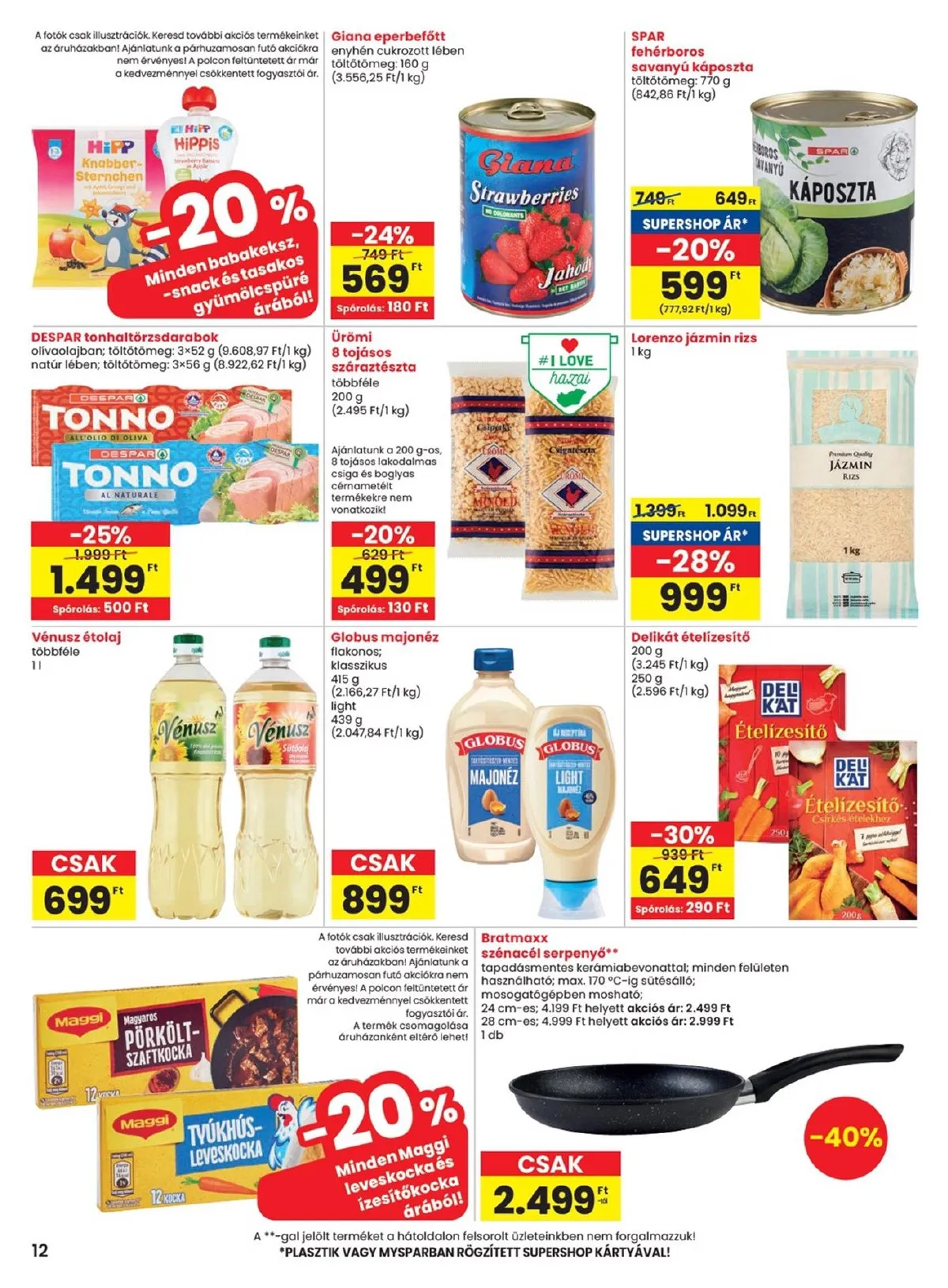 Spar akciós újság 10.31–11.06 – 12. oldal