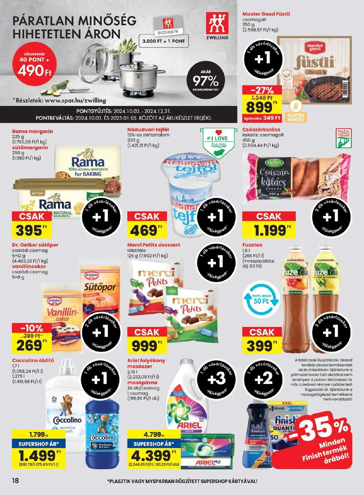 Spar akciós újság 10.31–11.06 – 18. oldal