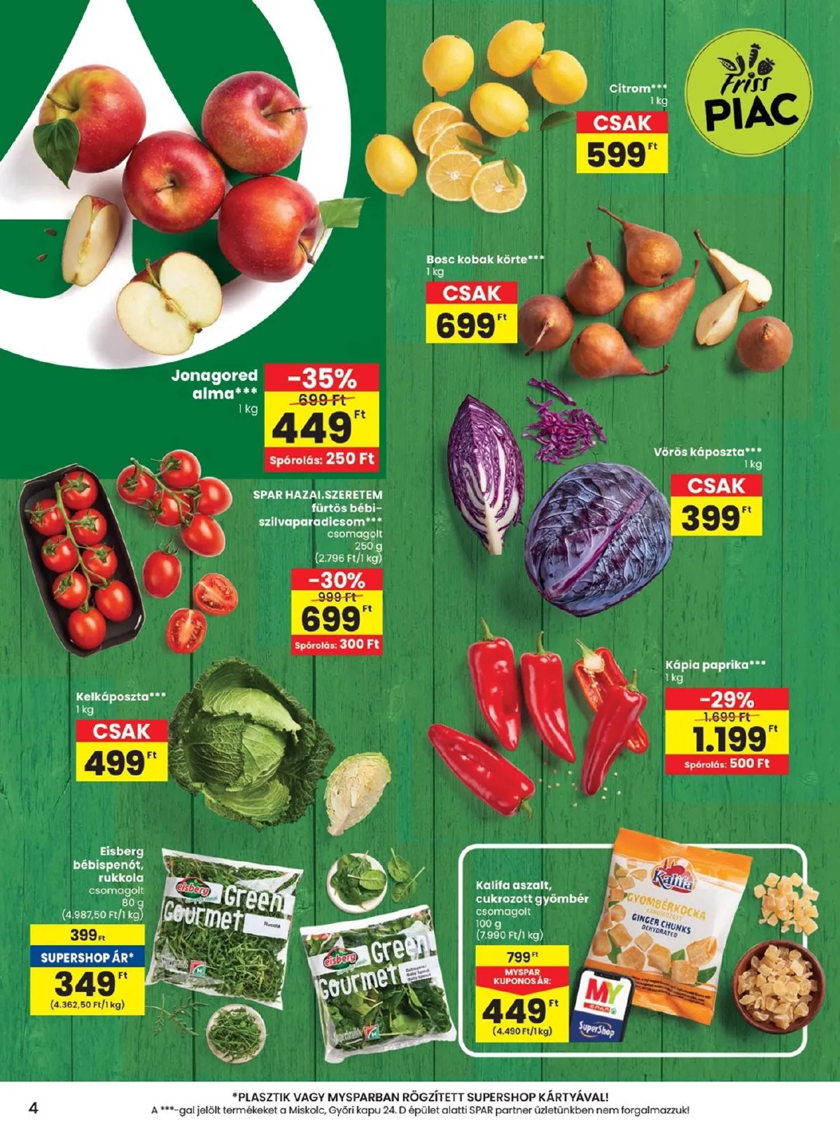 Spar akciós újság 10.31–11.06 – 4. oldal