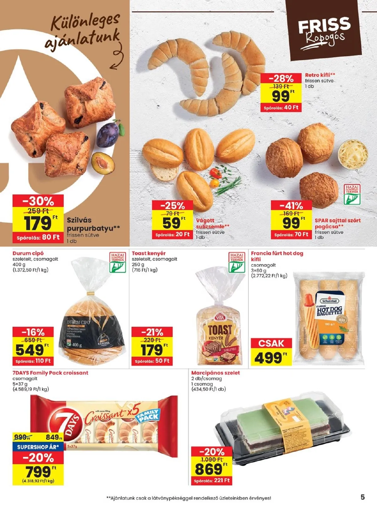 Spar akciós újság 10.31–11.06 – 5. oldal