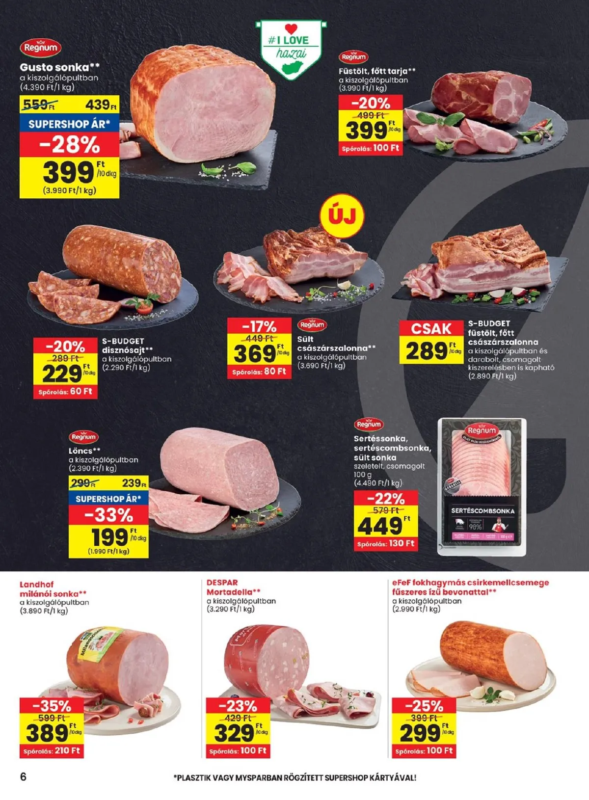 Spar akciós újság 10.31–11.06 – 6. oldal