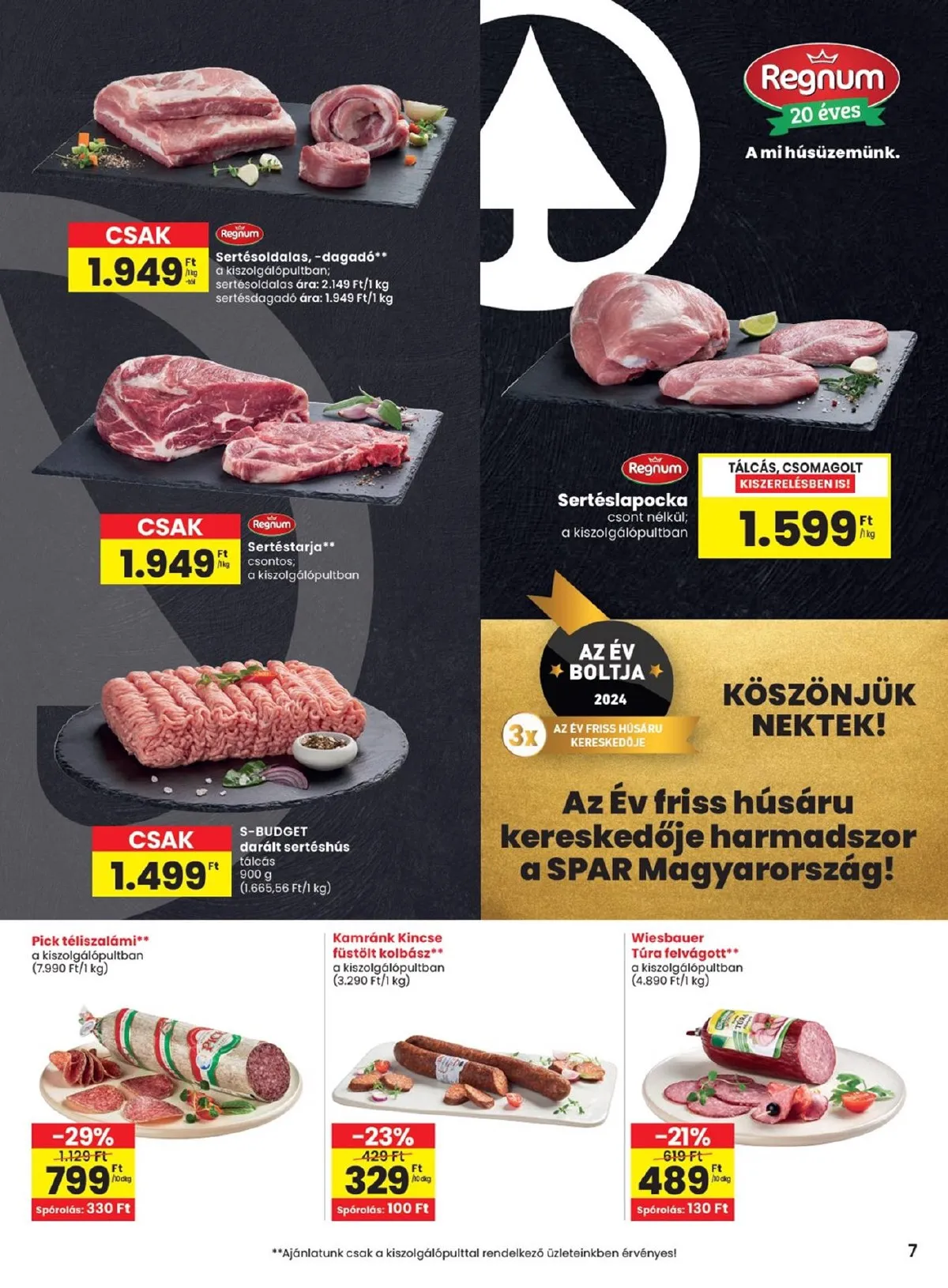 Spar akciós újság 10.31–11.06 – 7. oldal