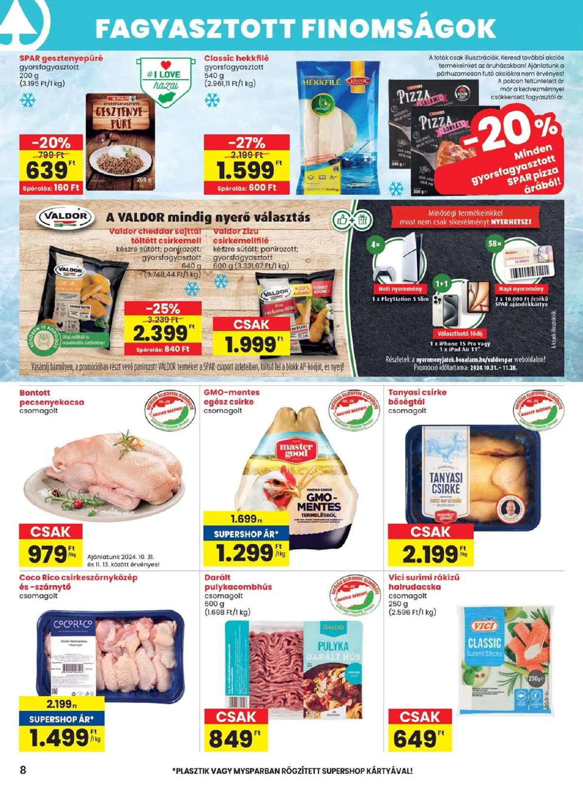 Spar akciós újság 10.31–11.06 – 8. oldal