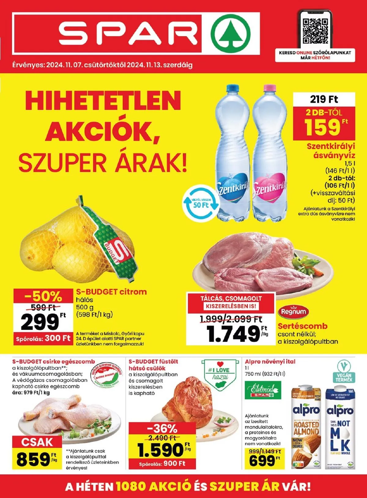 Spar akciós újság 11.07–11.13