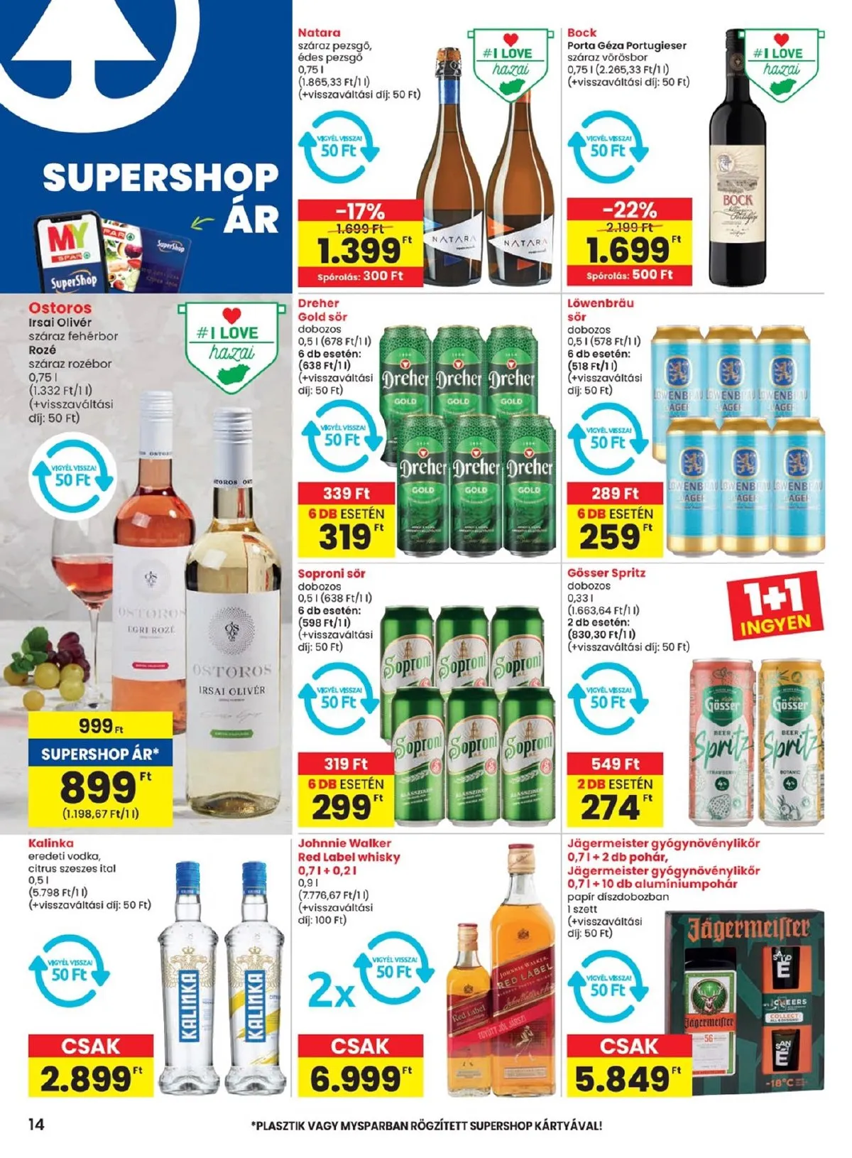Spar akciós újság 11.07–11.13 – 14. oldal