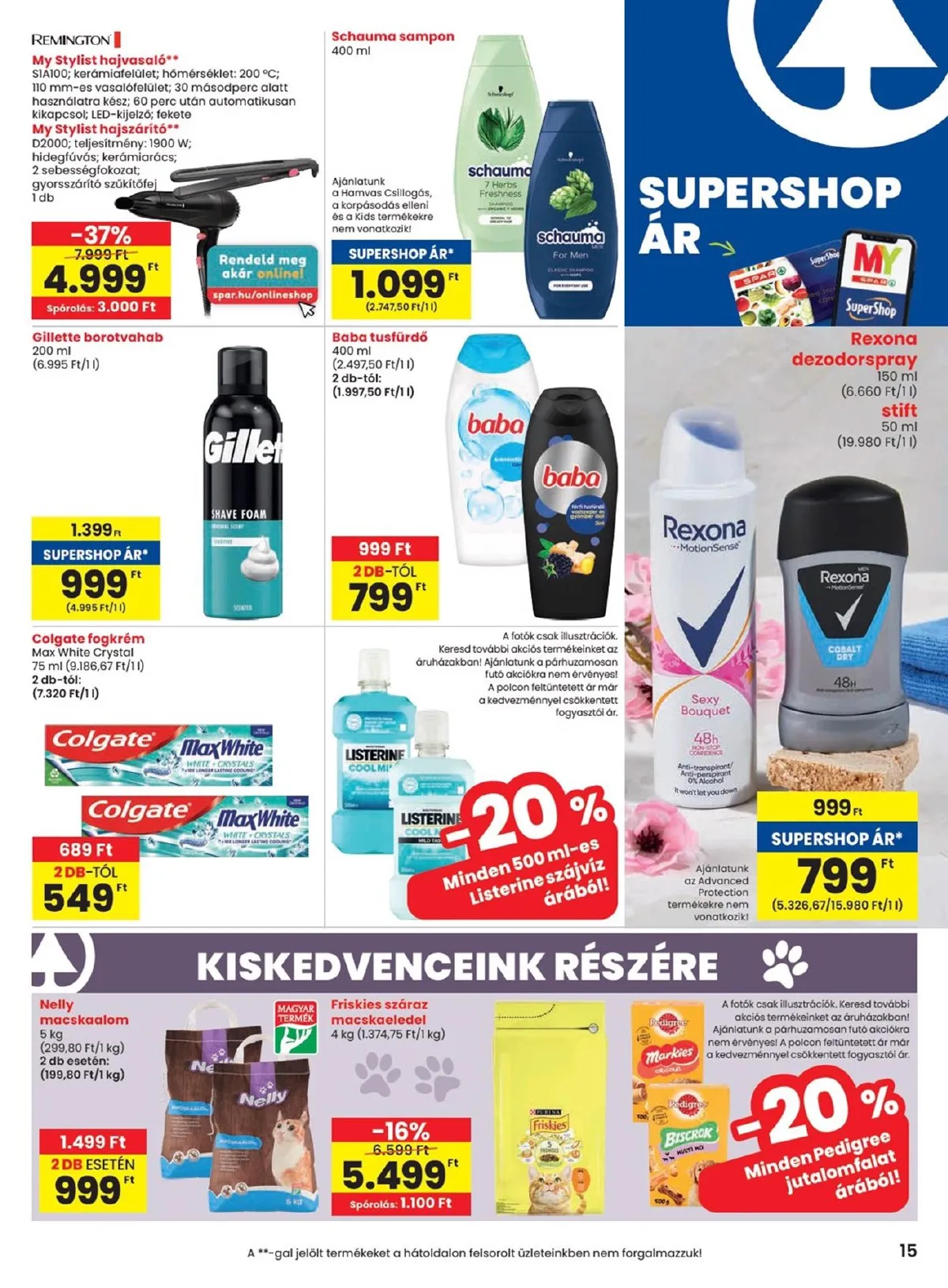 Spar akciós újság 11.07–11.13 – 15. oldal