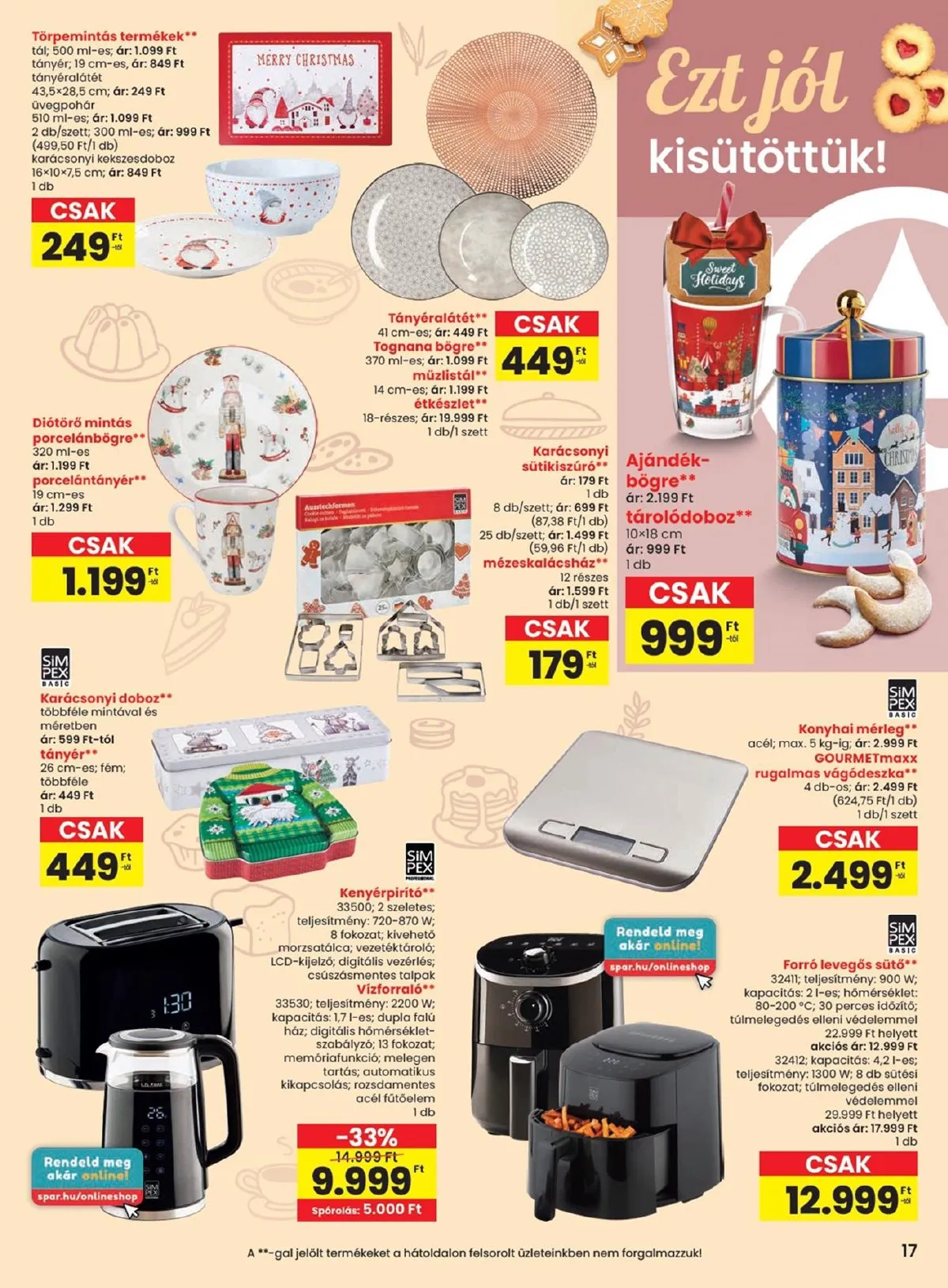 Spar akciós újság 11.07–11.13 – 17. oldal