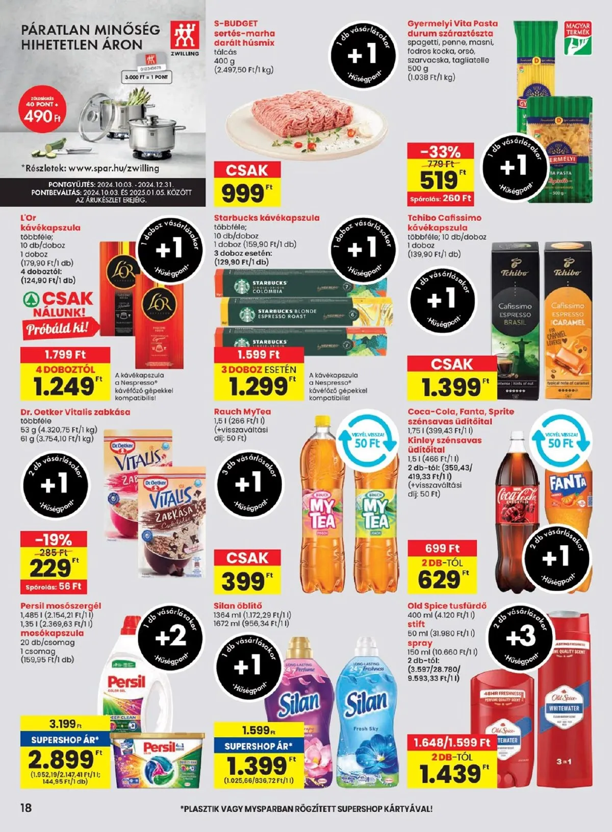 Spar akciós újság 11.07–11.13 – 18. oldal