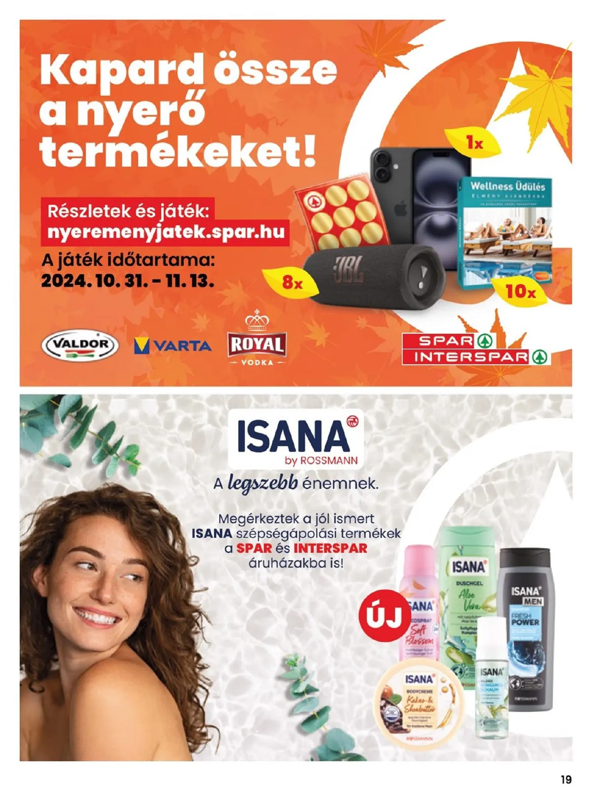 Spar akciós újság 11.07–11.13 – 19. oldal