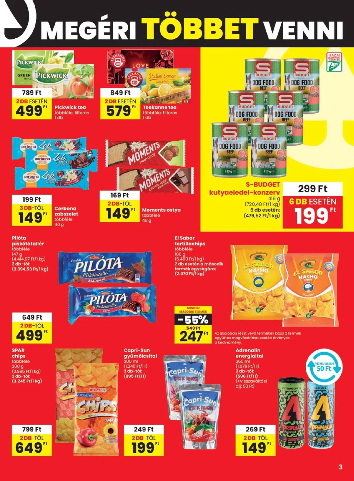 Spar akciós újság 11.07–11.13 – 3. oldal