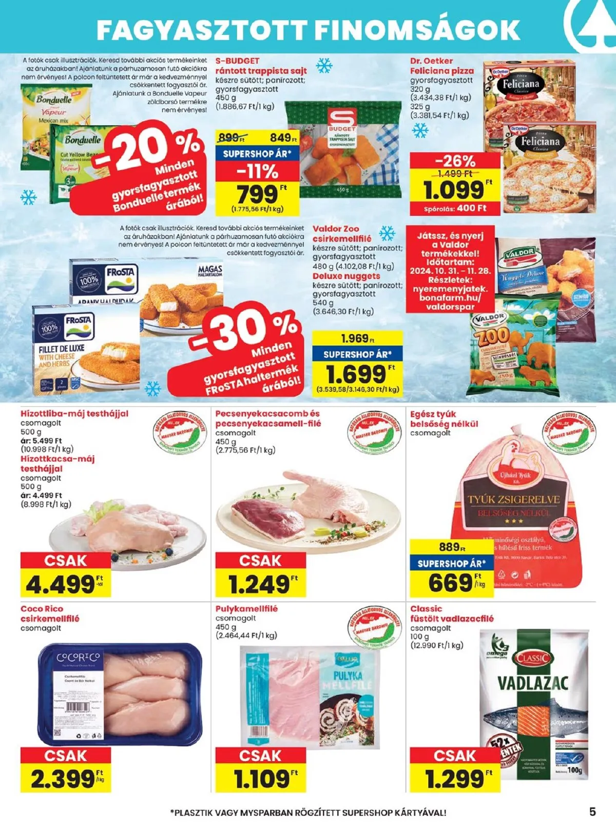 Spar akciós újság 11.07–11.13 – 5. oldal