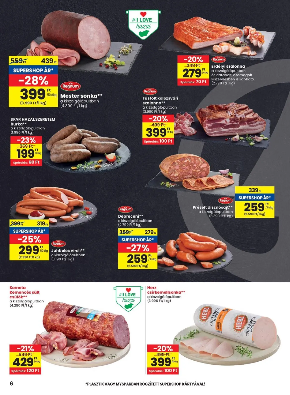 Spar akciós újság 11.07–11.13 – 6. oldal