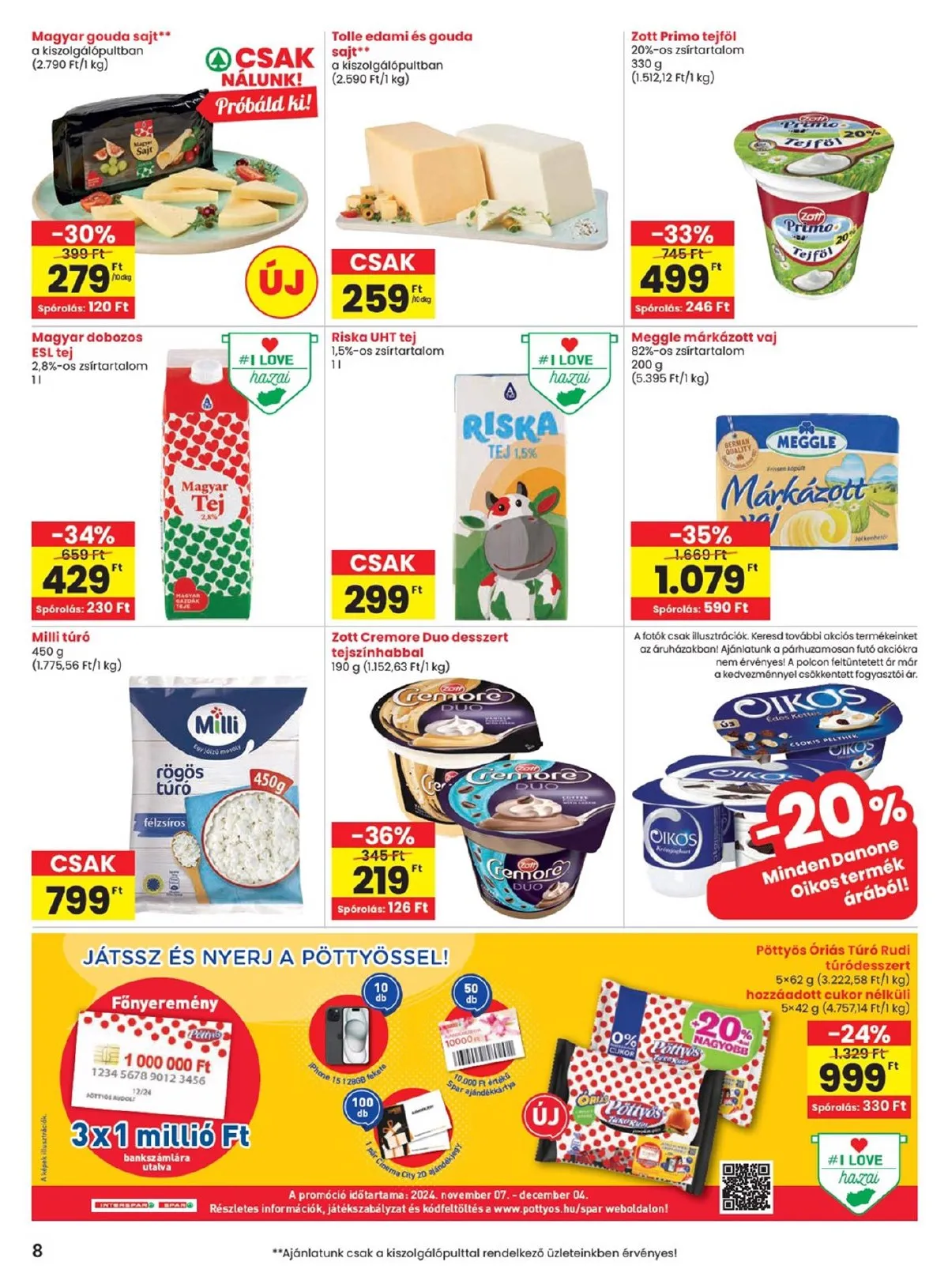 Spar akciós újság 11.07–11.13 – 8. oldal