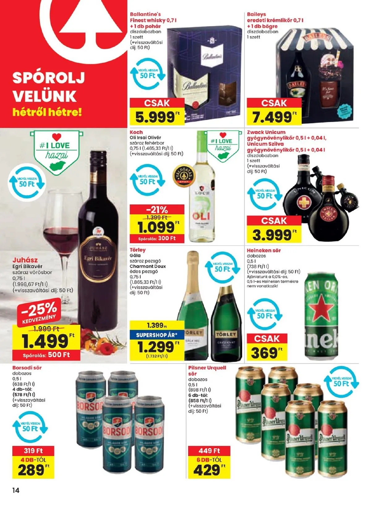 Spar akciós újság 11.14–11.20 – 14. oldal