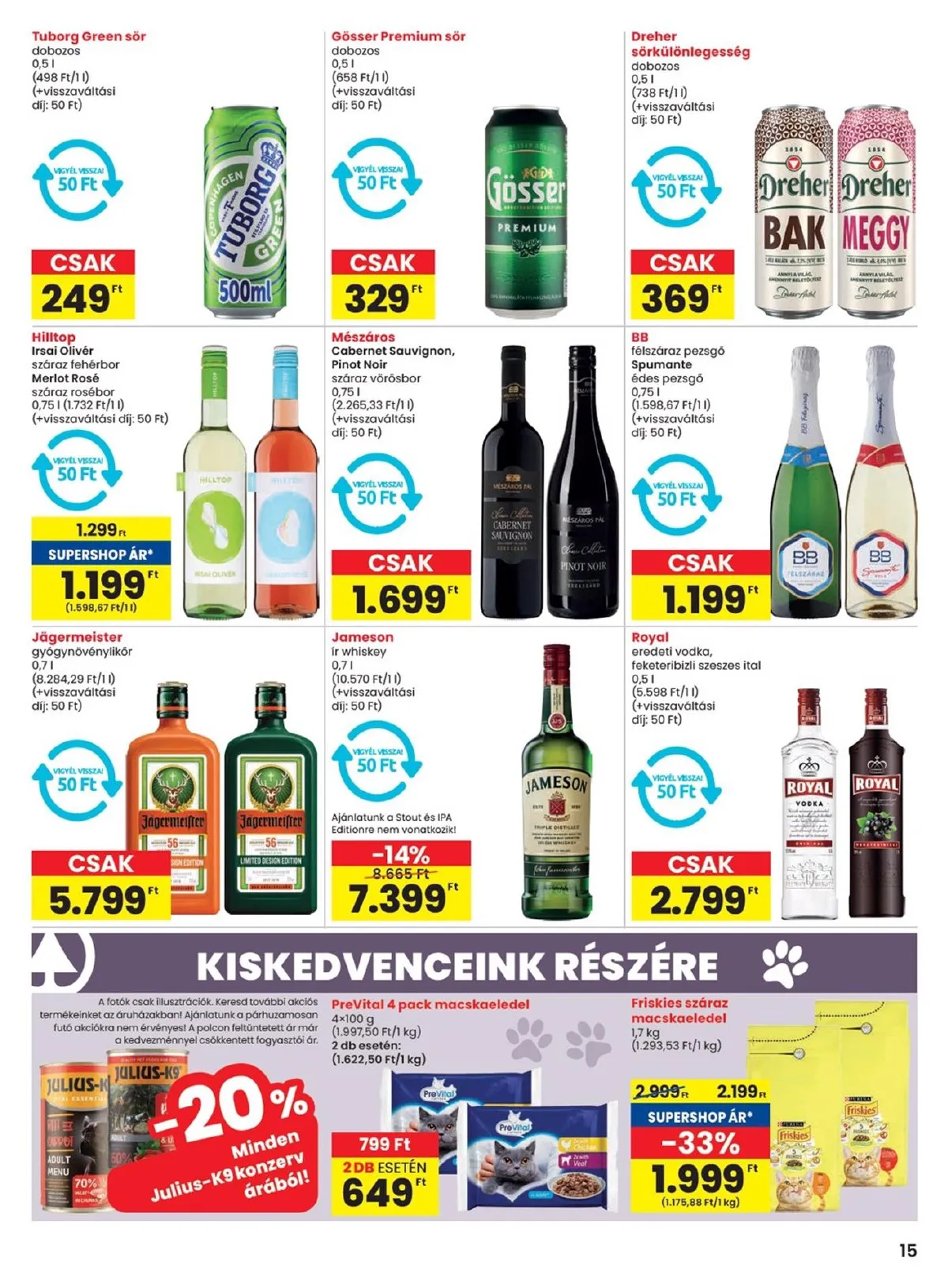 Spar akciós újság 11.21–11.27 – 15. oldal