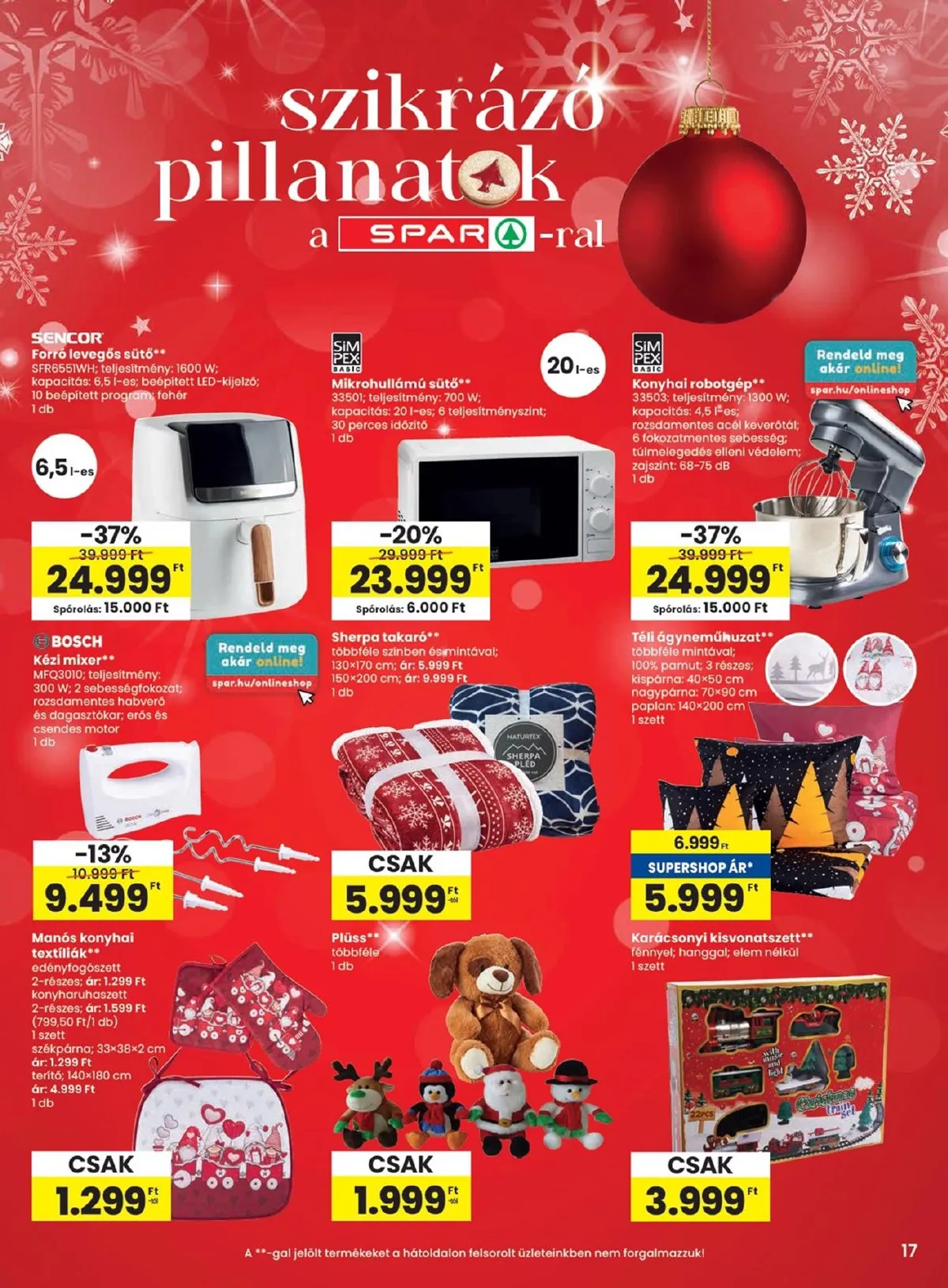 Spar akciós újság 11.21–11.27 – 17. oldal