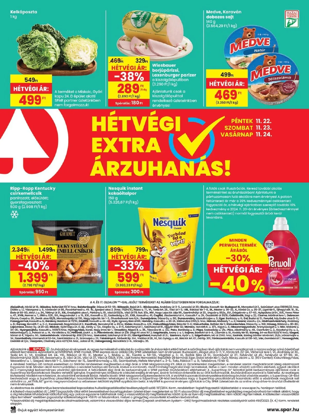Spar akciós újság 11.21–11.27 – 20. oldal