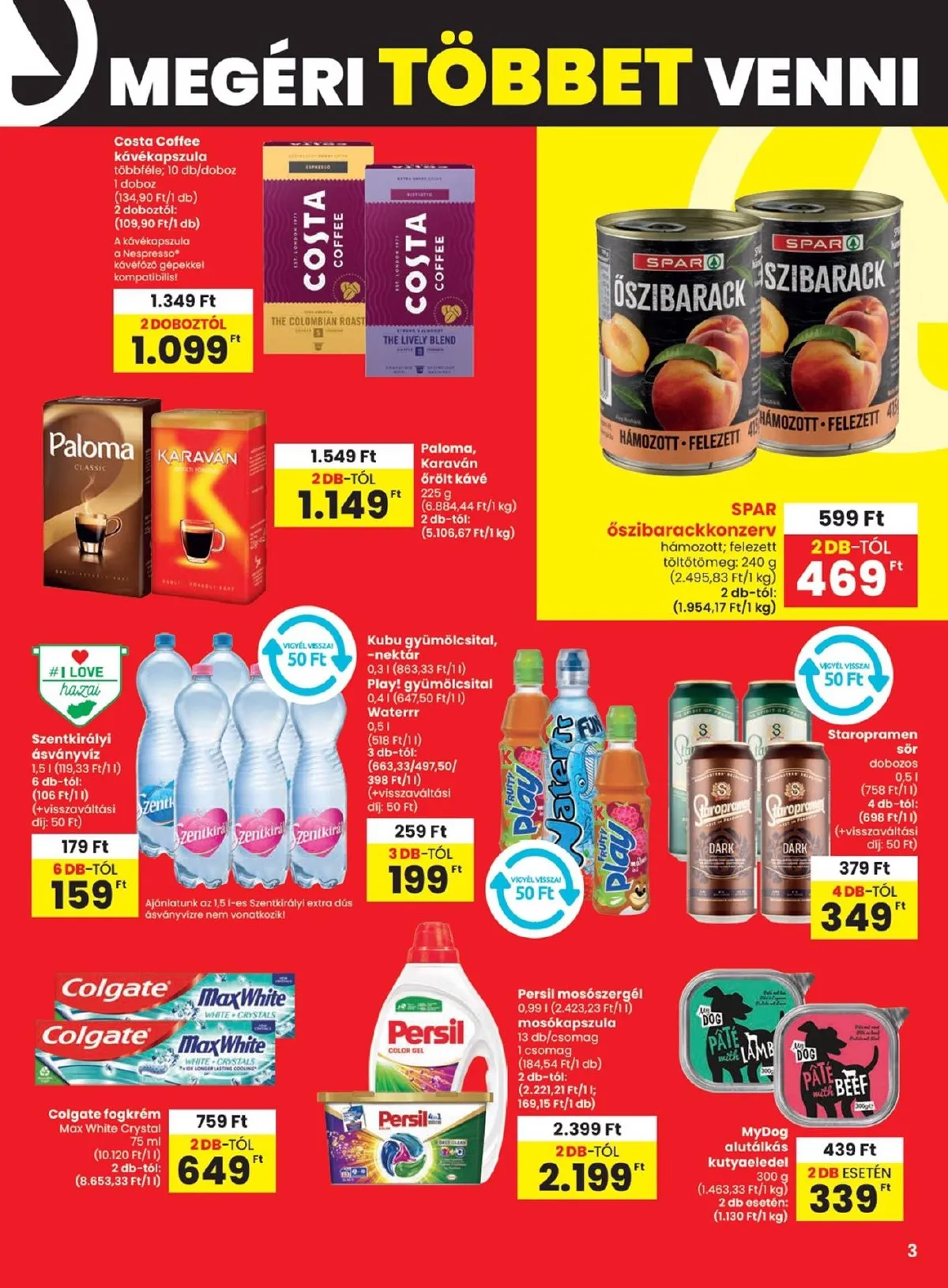 Spar akciós újság 11.21–11.27 – 3. oldal